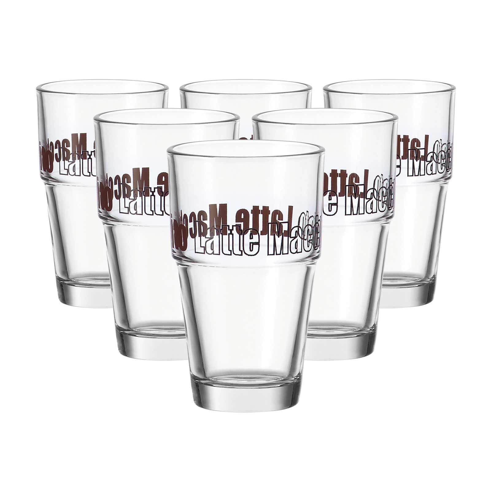 LEONARDO Glas Solo Becher 410 ml 6er Set, 6-tlg., Glas