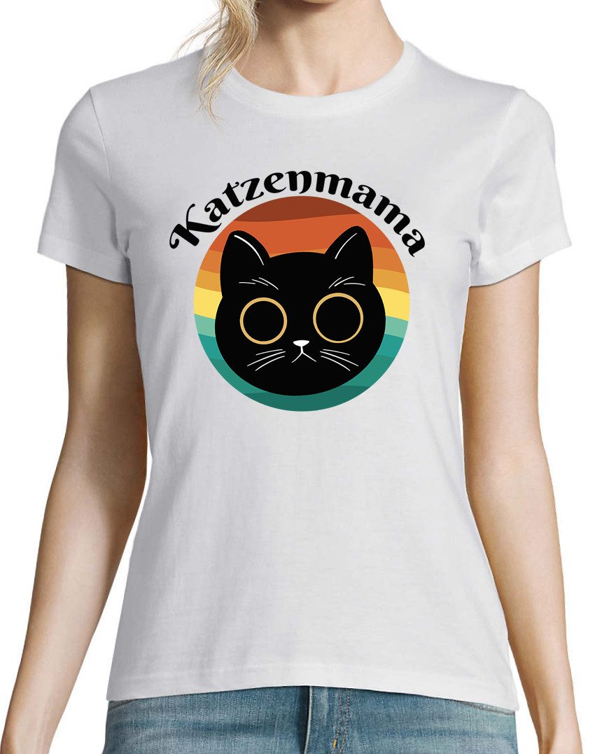 Youth Designz Print-Shirt Katzenmama Damen T-Shirt günstig online kaufen