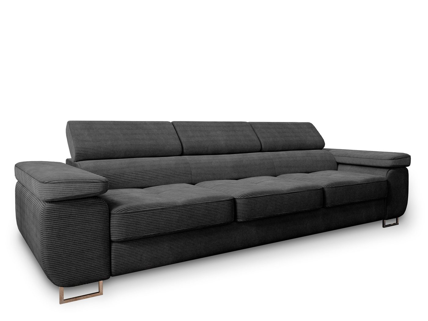 Masseno Sofa MOSINE mit Schlaffunktion, Schlafsofa, Couch mit Bettkasten