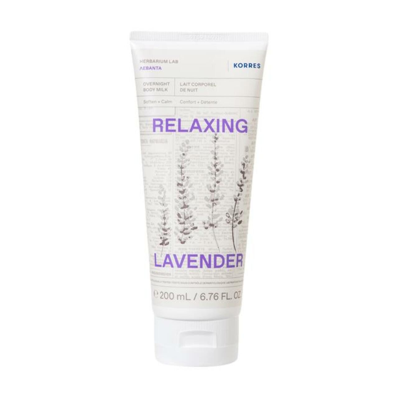 Korres Молочко для тіла Relaxing Lavender Молочко для тіла für die Nacht