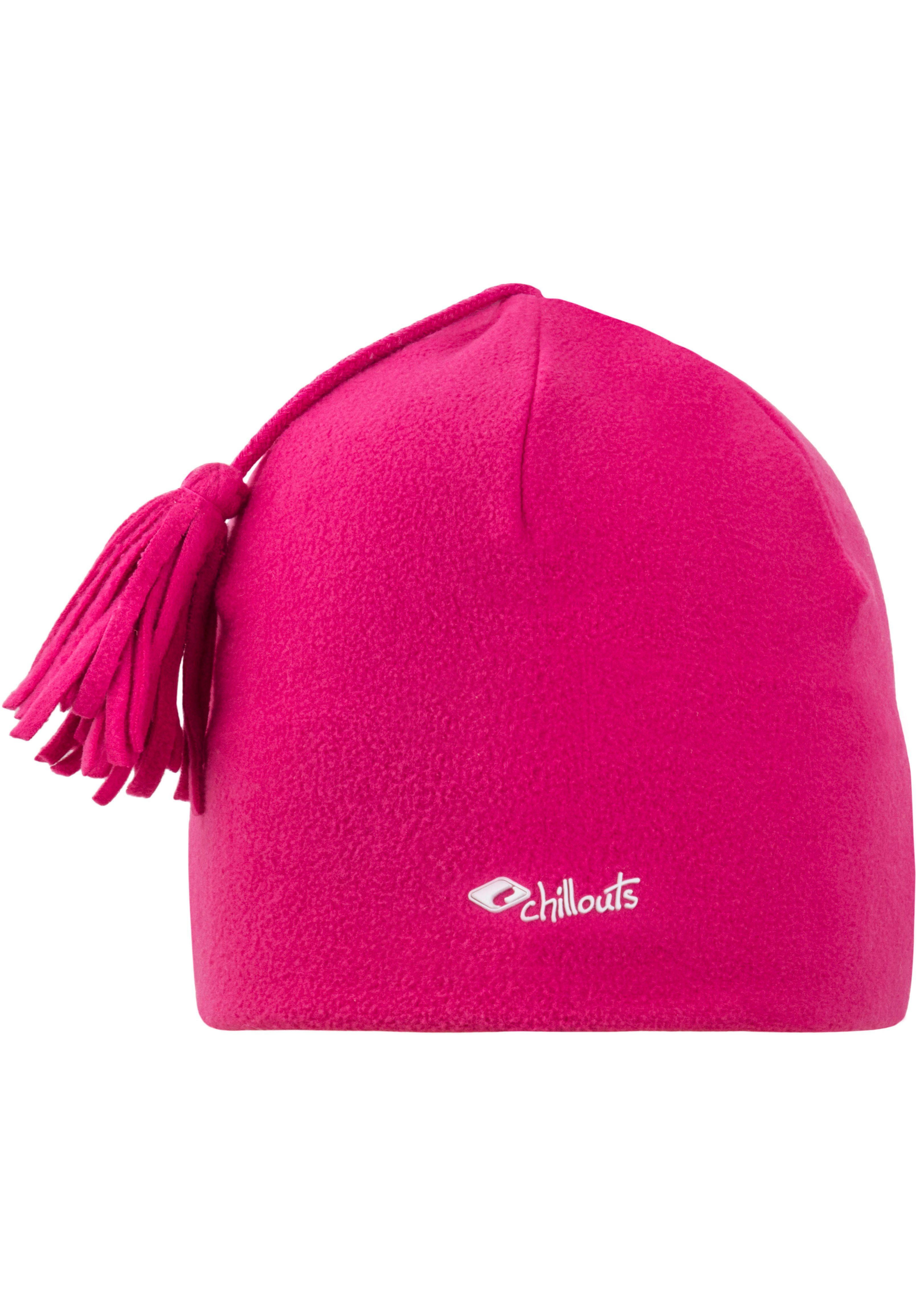 chillouts Fleecemütze Freeze Fleece Pom pink Hat