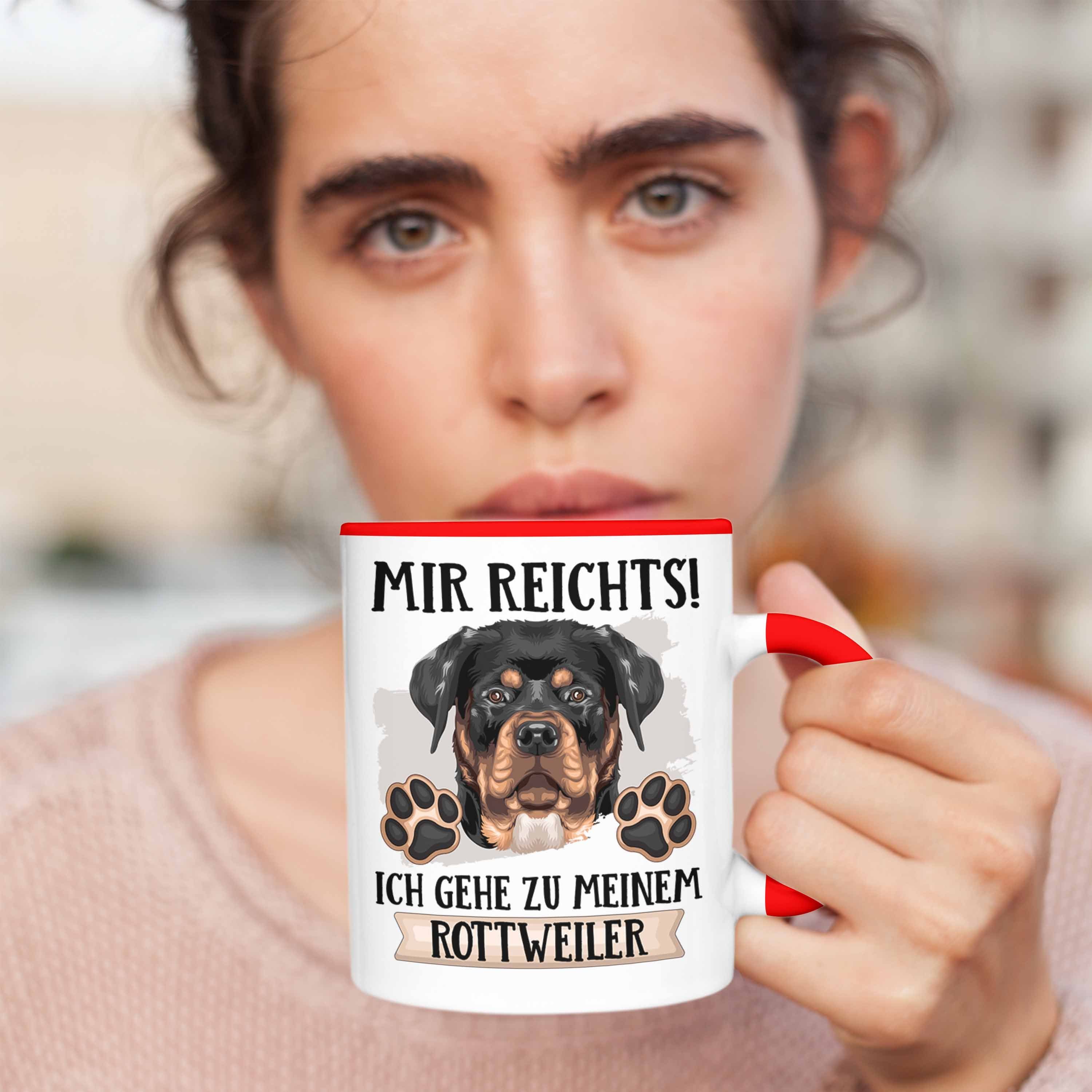 Trendation Tasse Spruch Geschenk Tasse Mir Besitzer Lustiger Re Rottweiler Geschenkidee