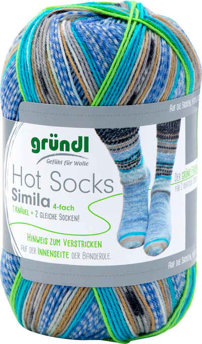 Gründl Wolle Hot Socks Simila Häkelwolle, 100 g