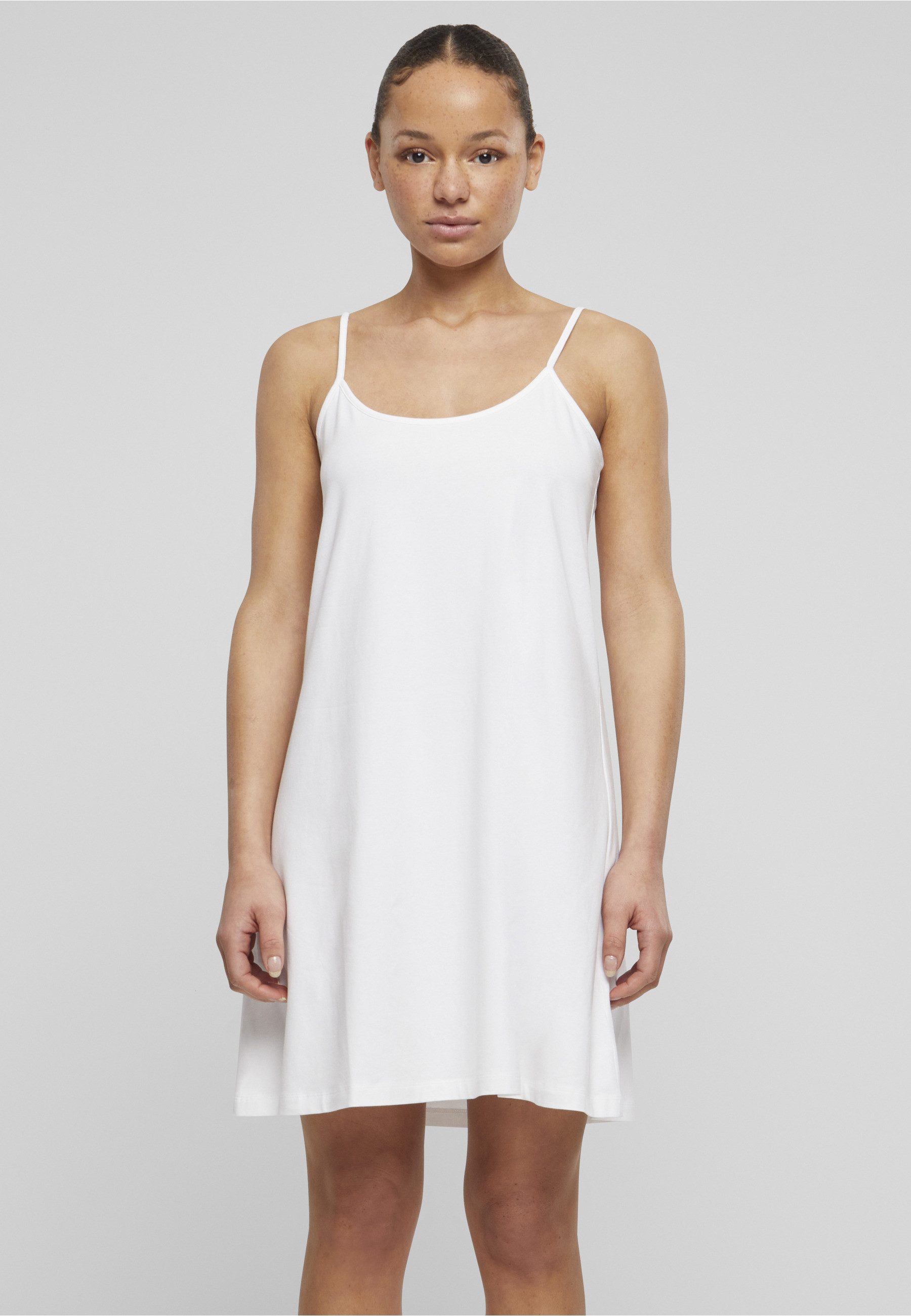 URBAN CLASSICS Shirtkleid Urban Classics Damen Ladies Stretch Jersey Hanger Dress (1-tlg) – Bild 3 von 5