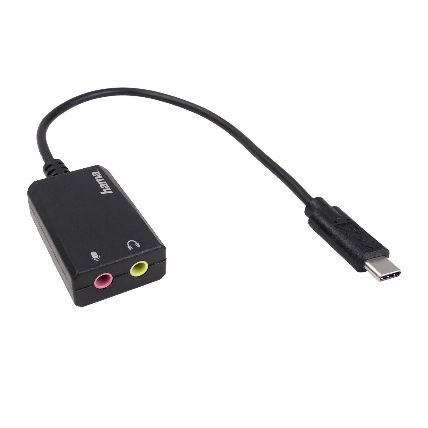 Hama USB-C externe Soundkarte auf 3,5mm Klinke Tablet-Kabel, Klinken-Buchse Adapter Audio Konverter für PC Notebook MacBook Tablet – Bild 3 von 5