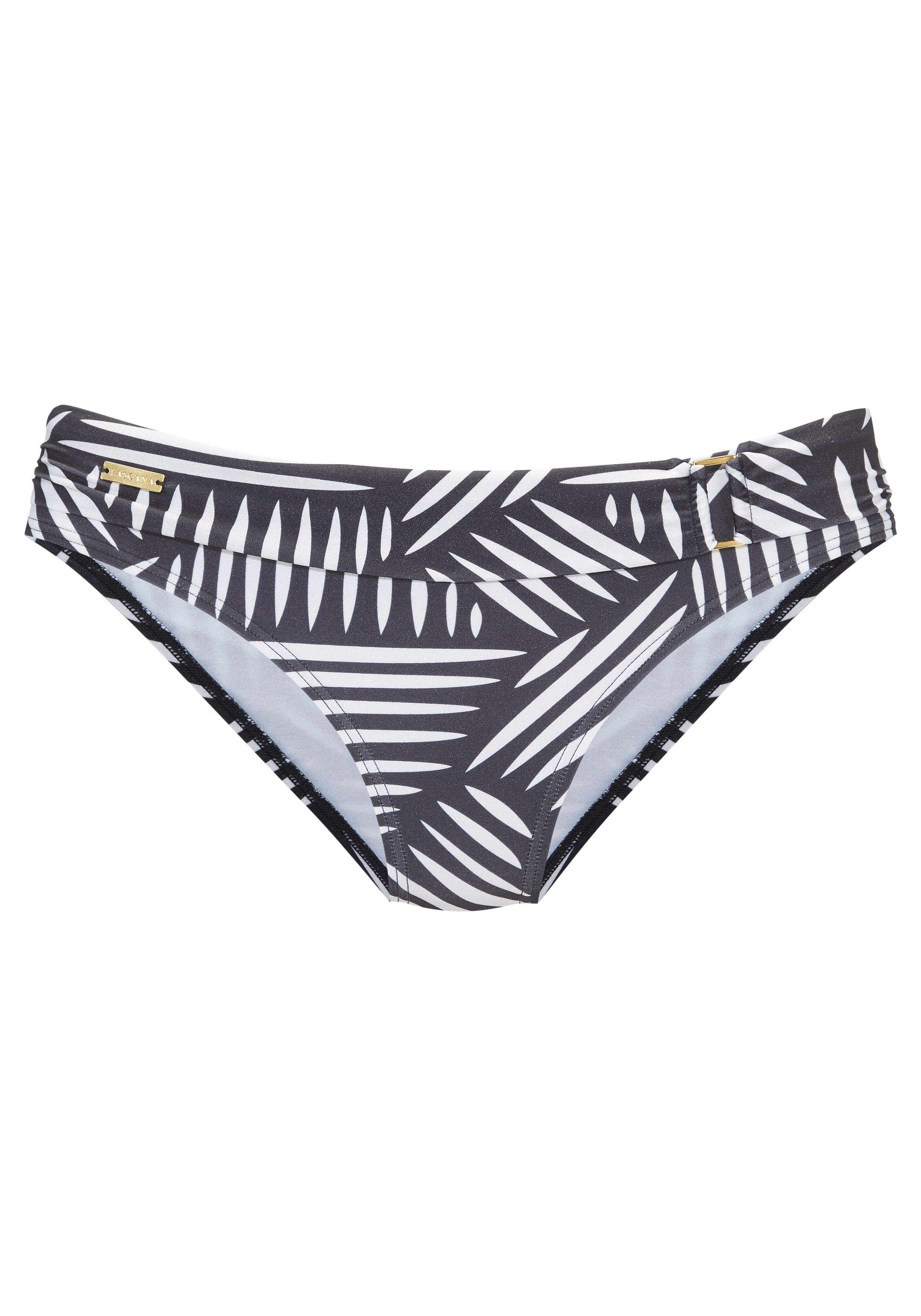 LASCANA Bikini-Hose Liv Mit goldfarbener Schnalle günstig online kaufen