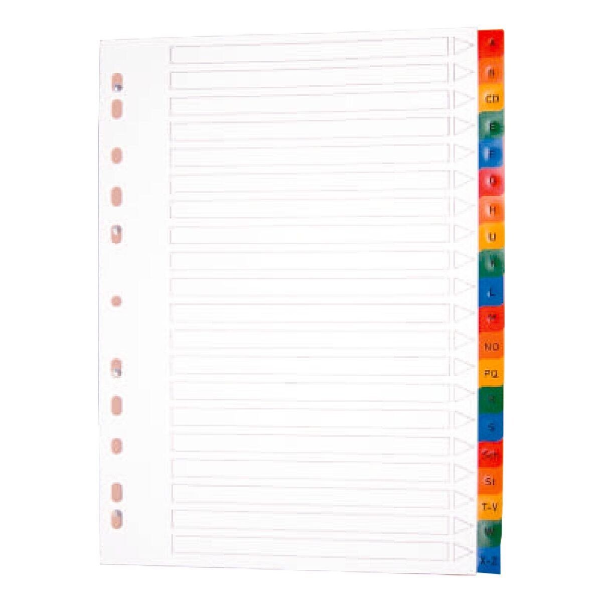 Otto Office Aktenordner, Register A-Z farbig, DIN A4, 20-tlg., Kunststoff