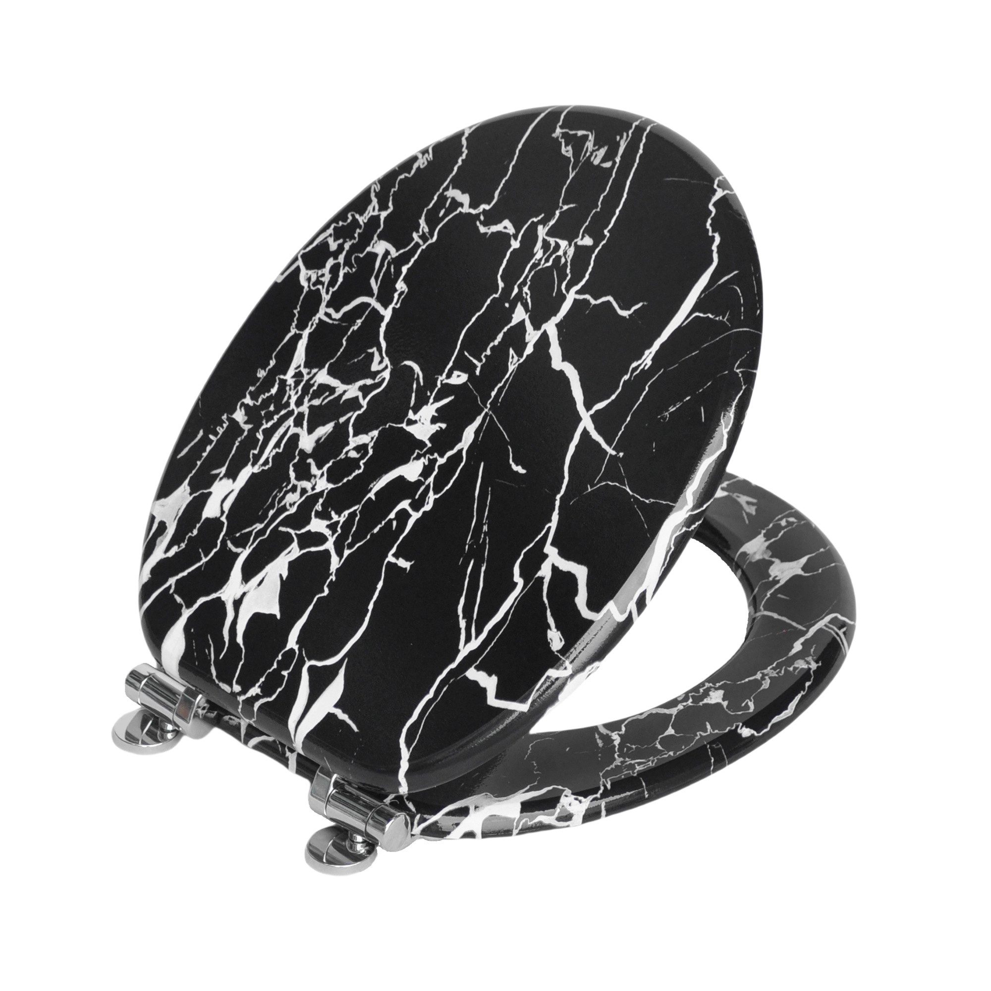 Elegear WC-Sitz Mehrere Stile, toilettendeckel mit absenkautomatik, einfache Montage (1-St), Hochwertige Toilettensitz aus MDF, abnehmbar klodeckel, Quick-Release