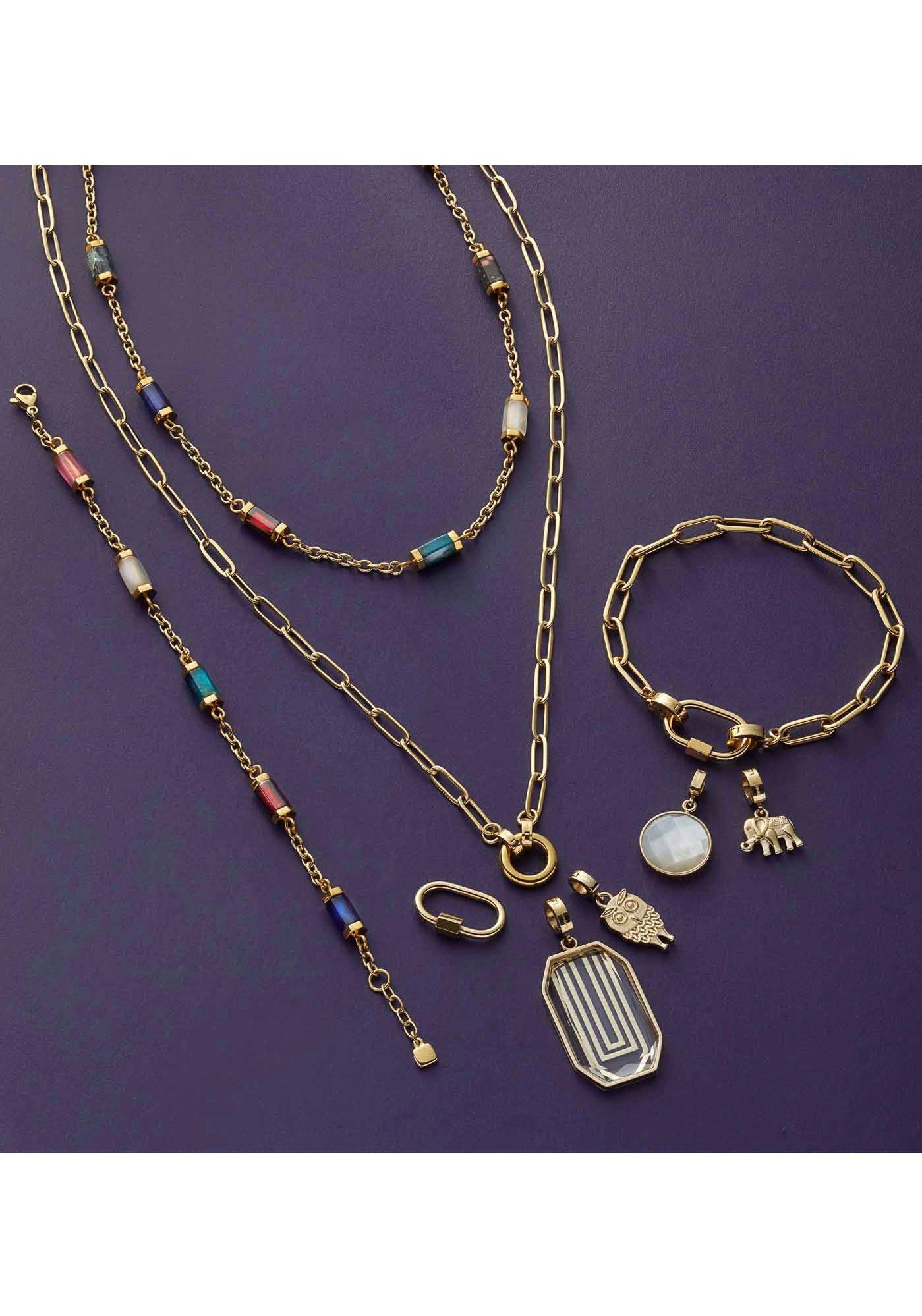 LEONARDO Charm-Kette Halskette Moda Clip&Mix