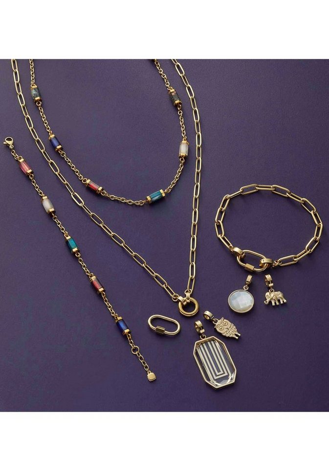 LEONARDO Charm-Kette Halskette Moda Clip... LEONARDO Charm-Kette Halskette Moda Clip...