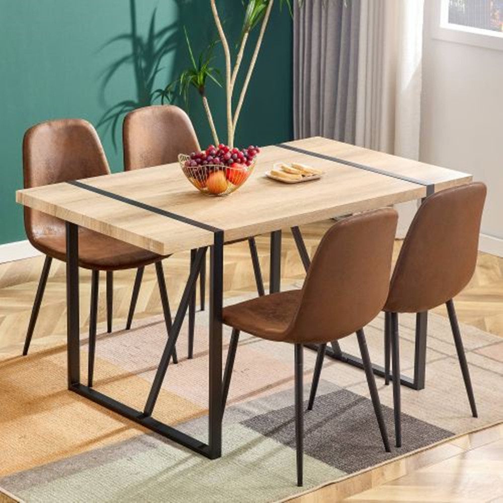 Stuhl 4er Set Esszimmerstühle,Vintage Künstlich,Stühle