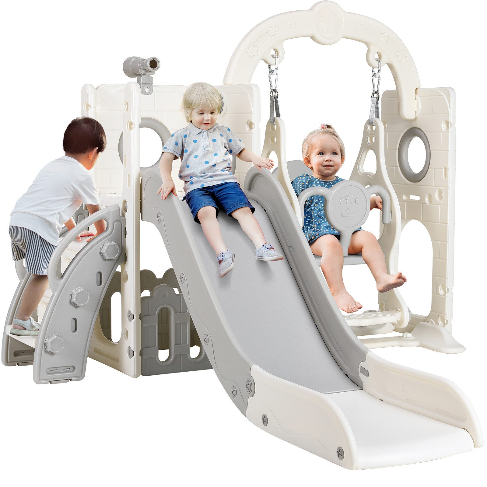 TLGREEN Rutsche 5-in-1 Kinderrutsche, (Indoor und günstig online kaufen