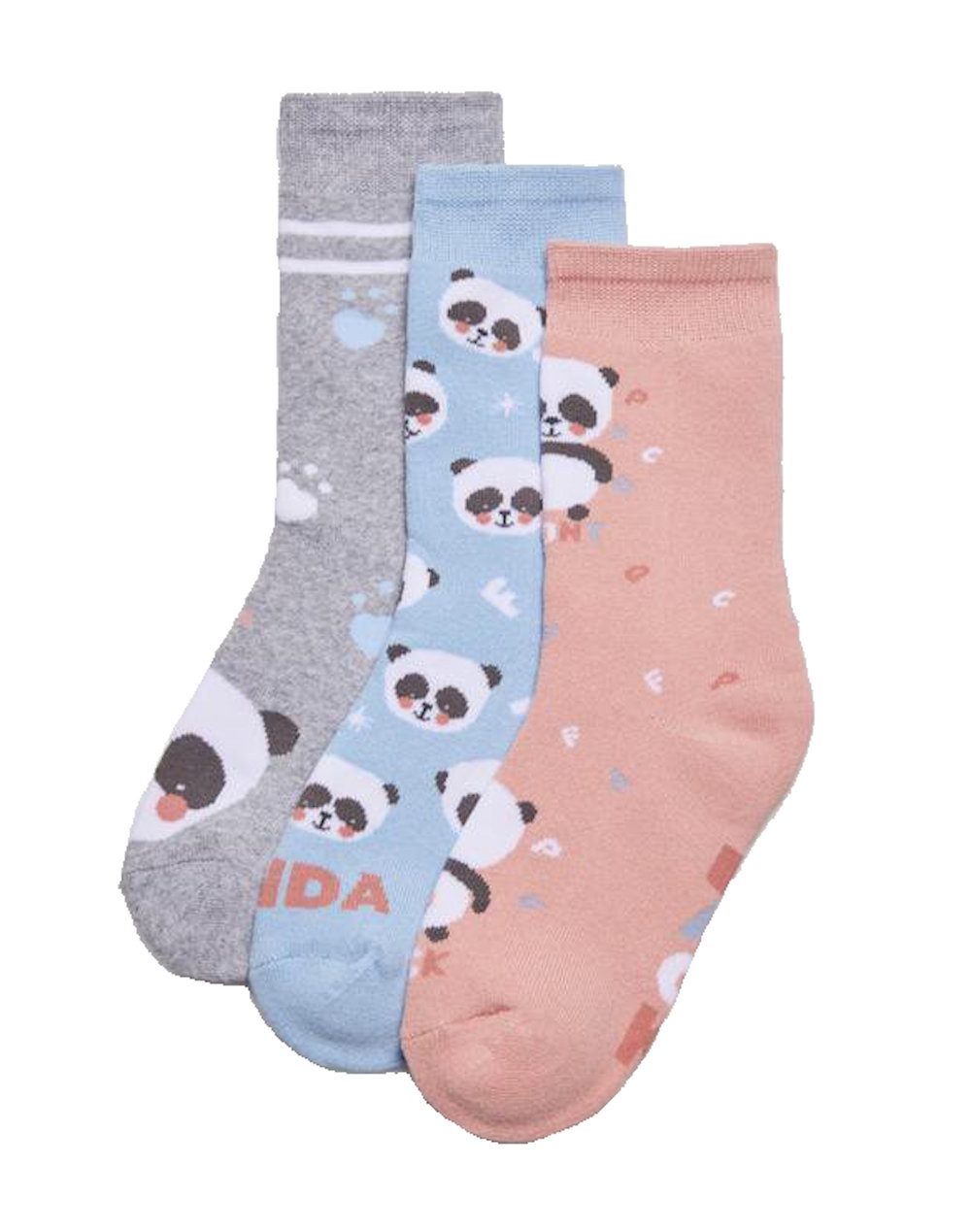 Thermosocken Ysabel Mora 3er Pack Mädchen Thermosocken Socken Strümpfe Panda