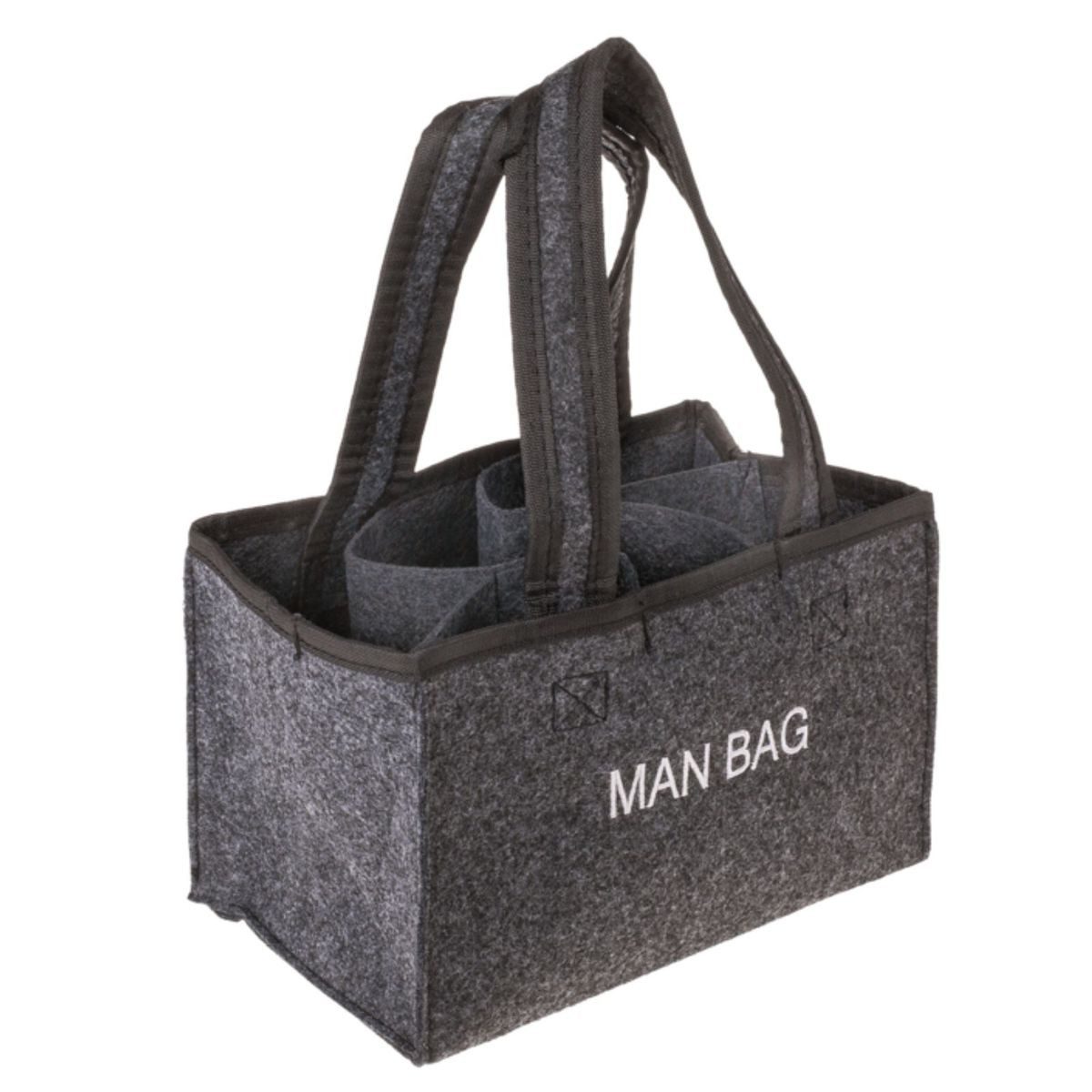 Out of the Blue Tragetasche Flaschenträger anthrazit 6 Flaschen Man Bag Fil günstig online kaufen