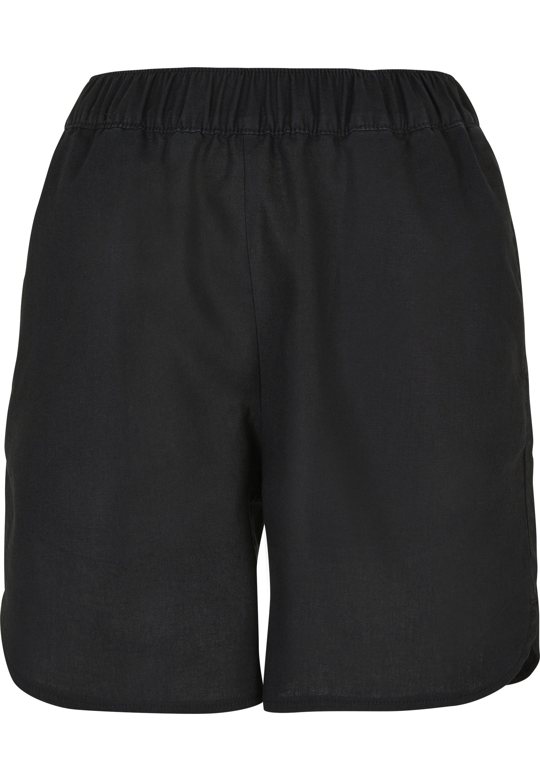 URBAN CLASSICS Shorts Urban Classics Damen Ladies Linen Mixed Shorts (1-tlg)