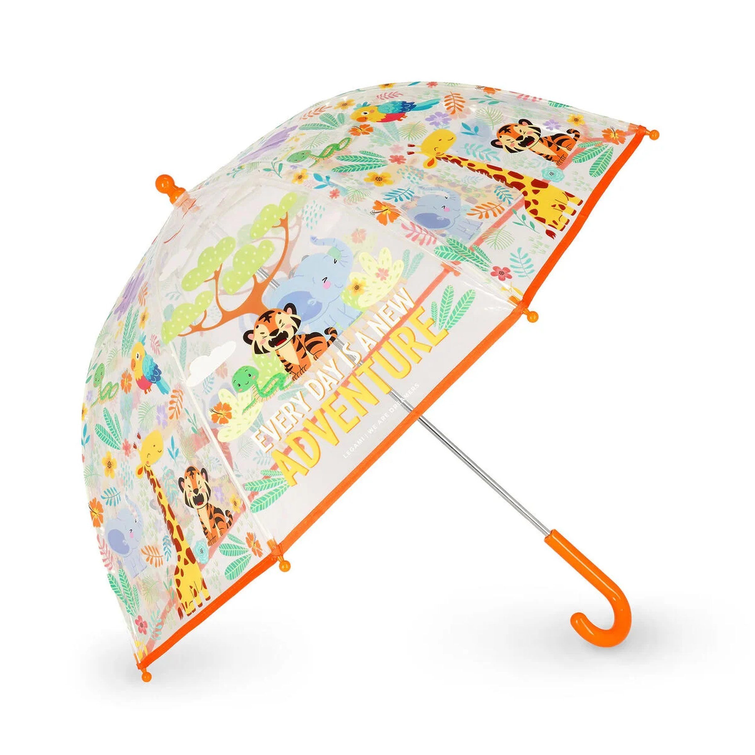 Legami Stockregenschirm Legami Kinderregenschirm Dancin' in the Rain Jungle 73cm