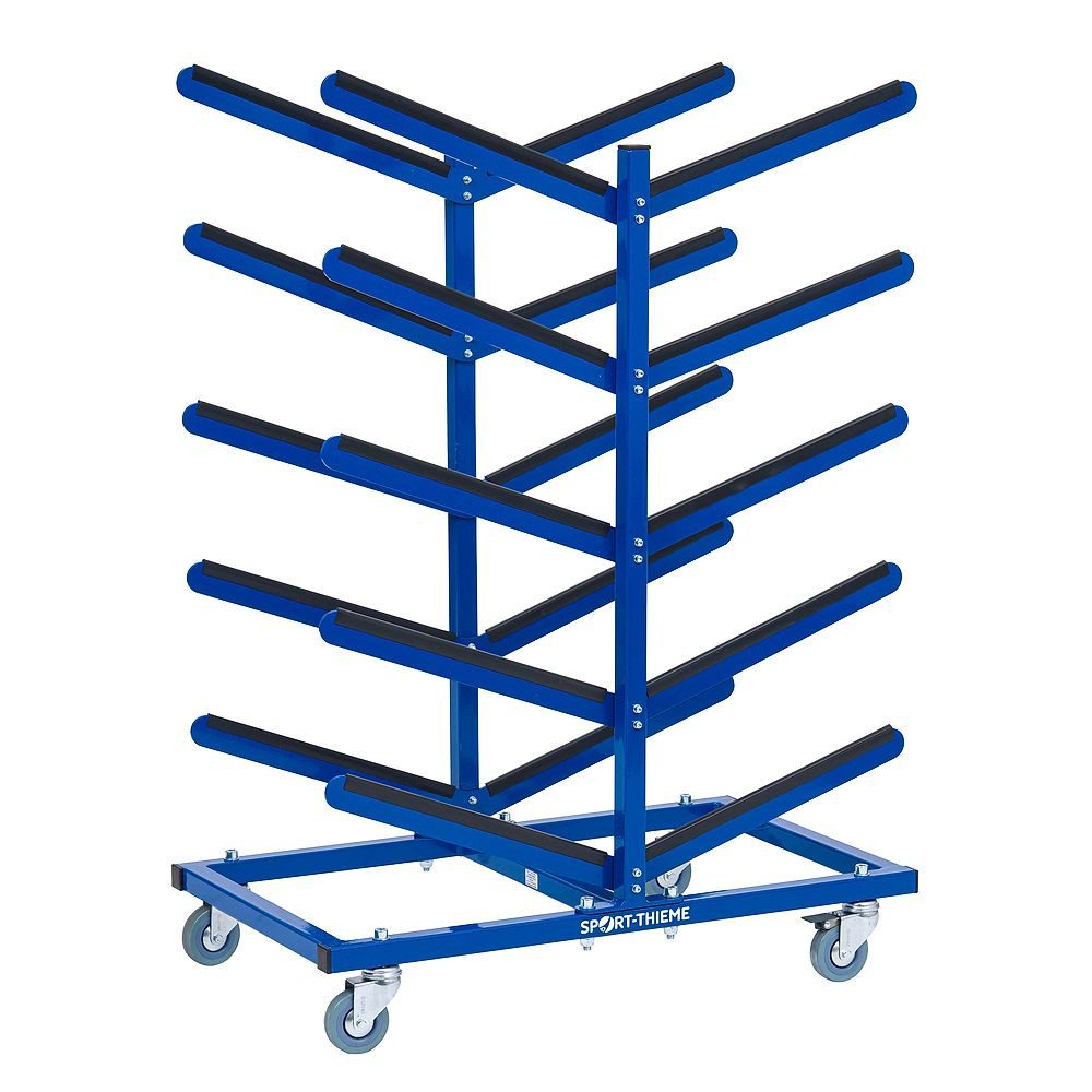 Sport-Thieme Rollbrett Regalwagen für Rollbrett, Bis zu 20 Rollbretter platzsparend und bequem lagern