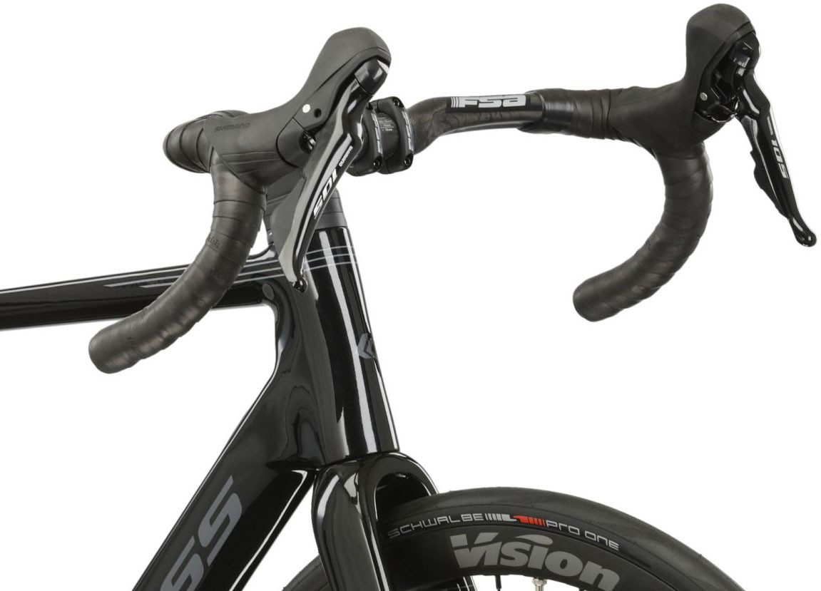 Kross racing bike Vento DSC 8.0 black 22 gears, 22-speed Shimano 105 R7000 derailleur, derailleur gears