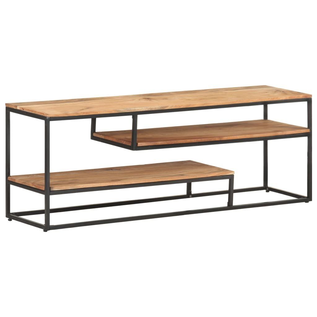 furnicato TV-Schrank 130x30x45 cm Akazie Massivholz