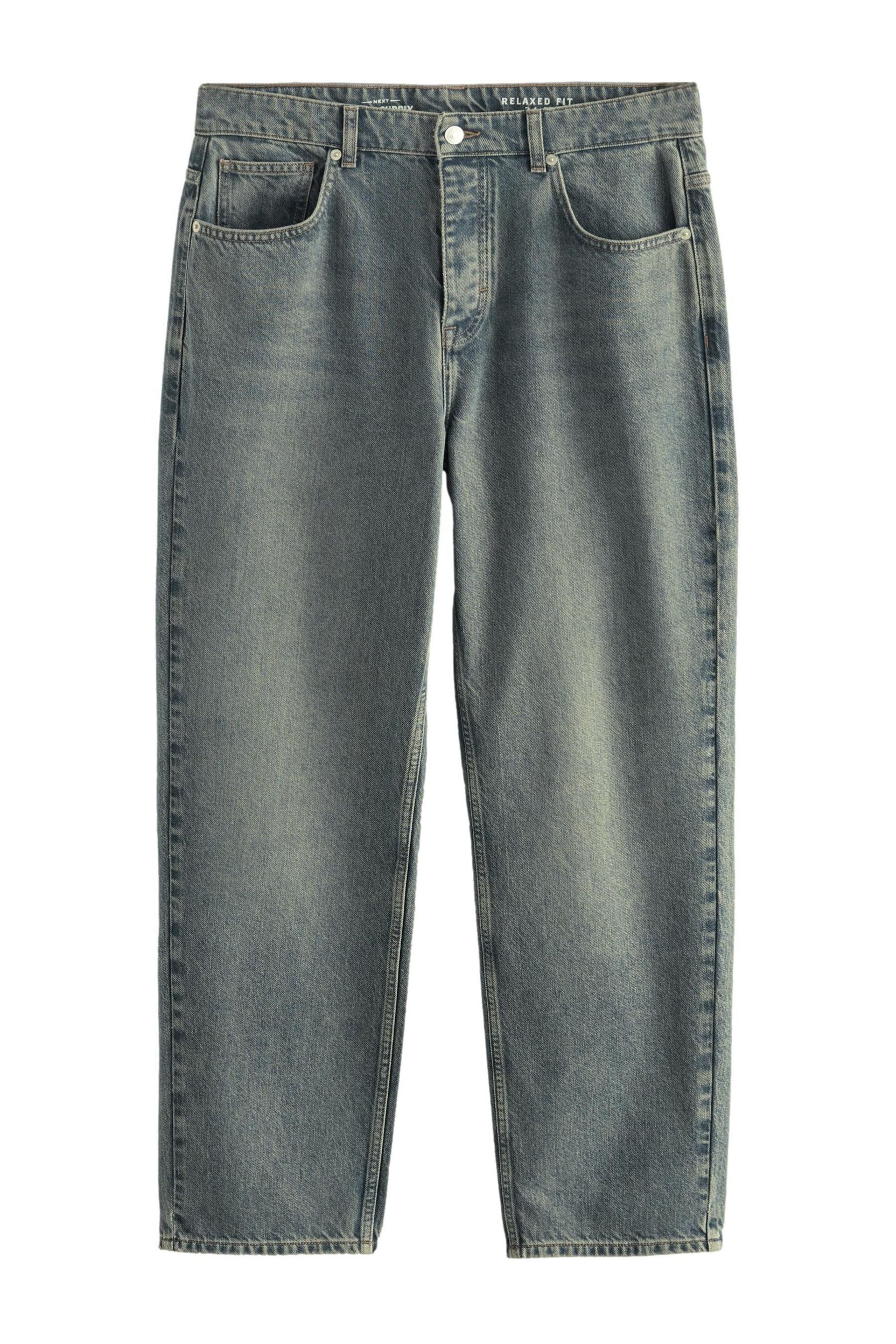 Next Relax-fit-Jeans Relaxed Fit Denim-Jeans mit Vintage-Waschung (1-tlg) günstig online kaufen