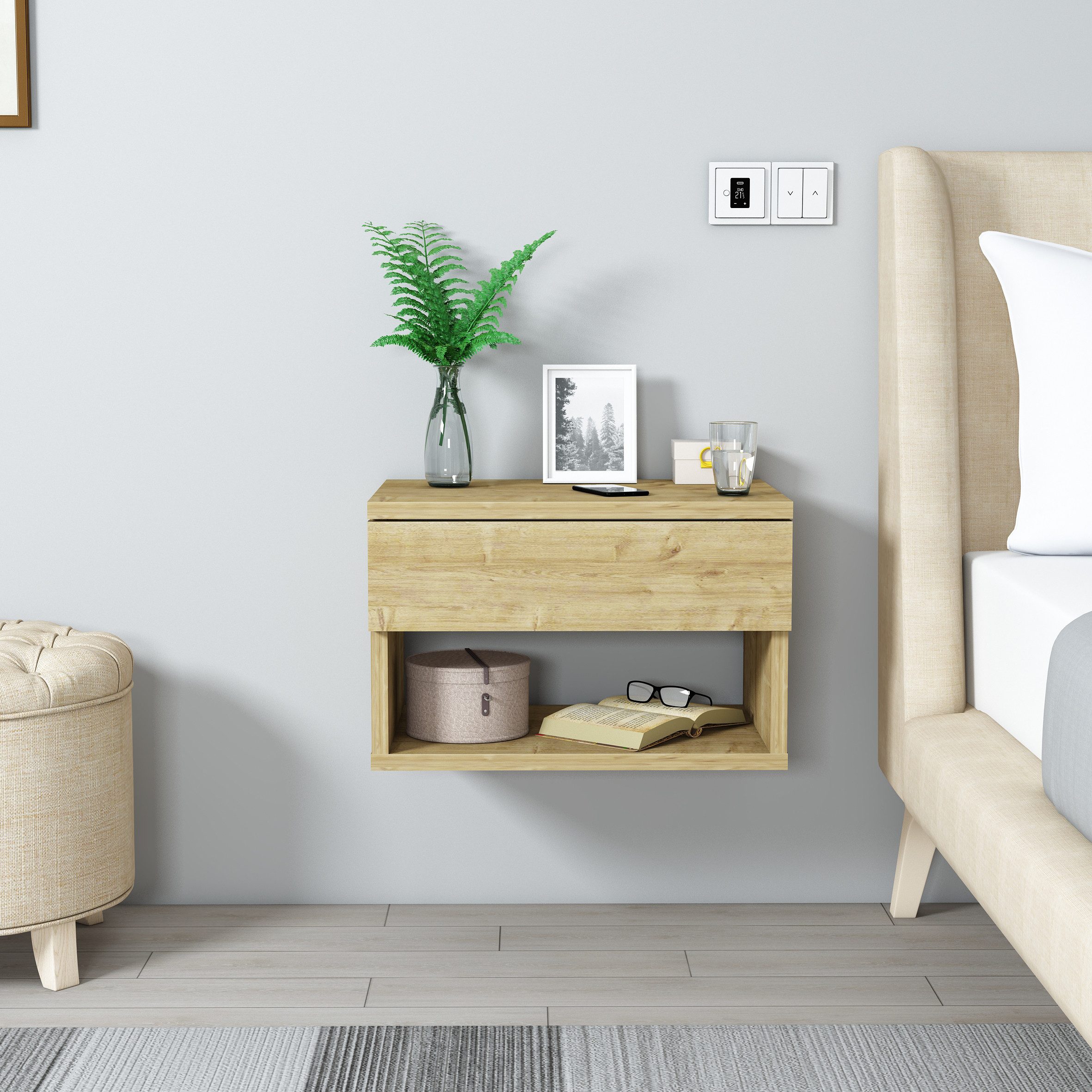 DEMA Home Nachttisch Hestia, Nightstand aus günstig online kaufen