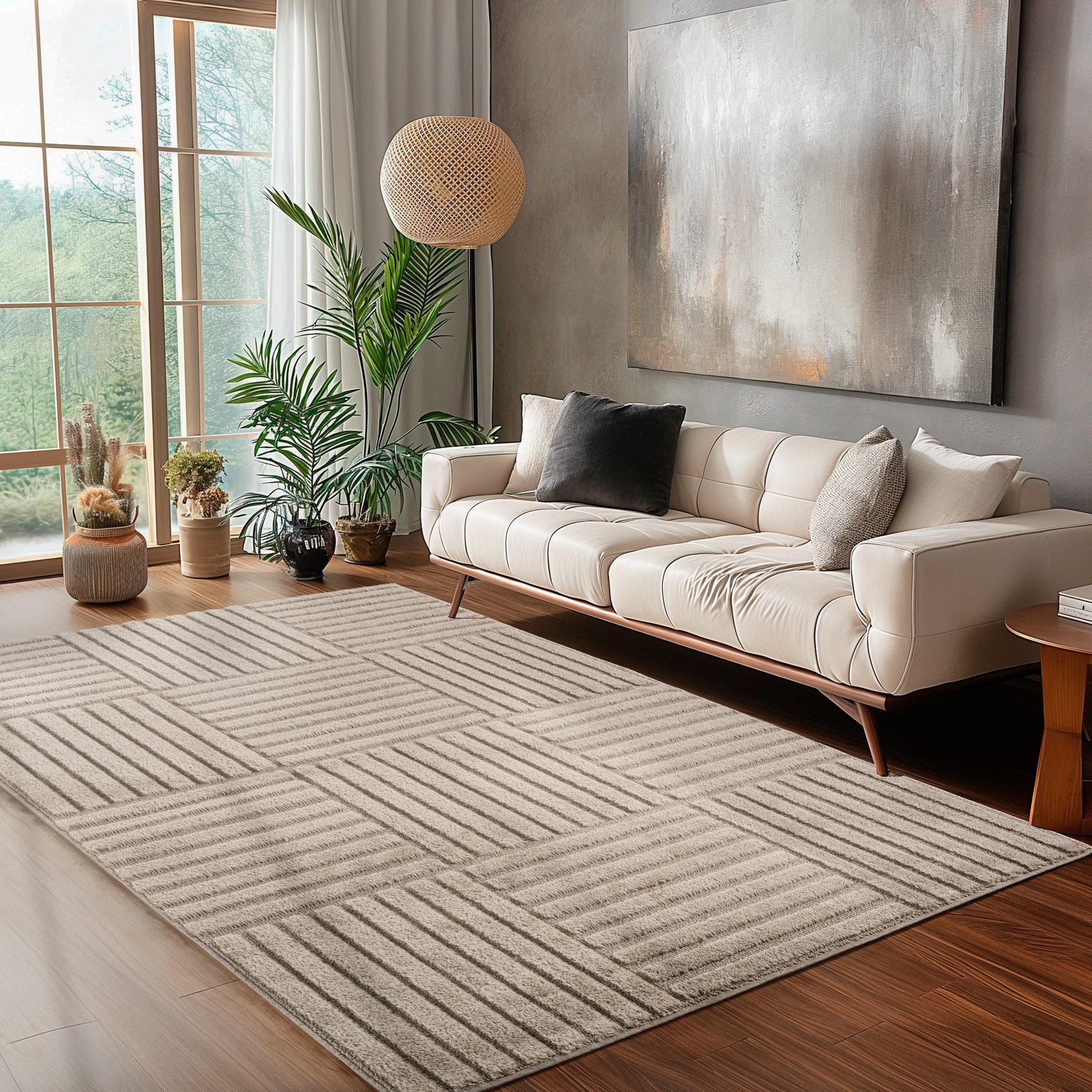 Carpettex Designteppich Skandinavischer Boho, Rechteckig, Höhe: 8 mm, Teppi günstig online kaufen