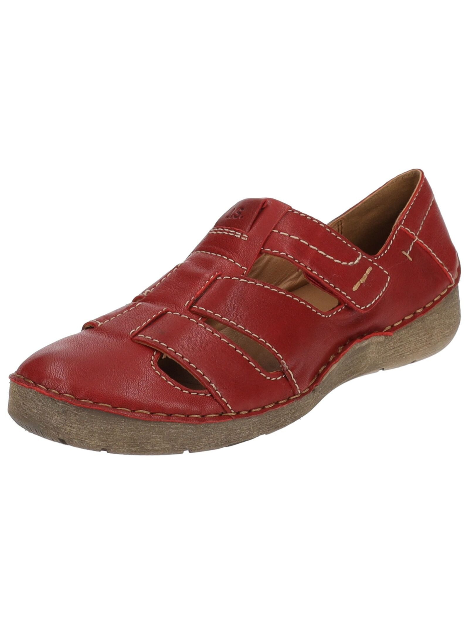 Halbschuhe Leder . Klettschuh