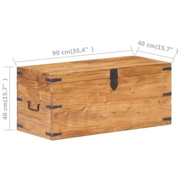 vidaXL Aufbewahrungsbox Truhe 90x40x40 cm Akazie Massivholz (1 St)