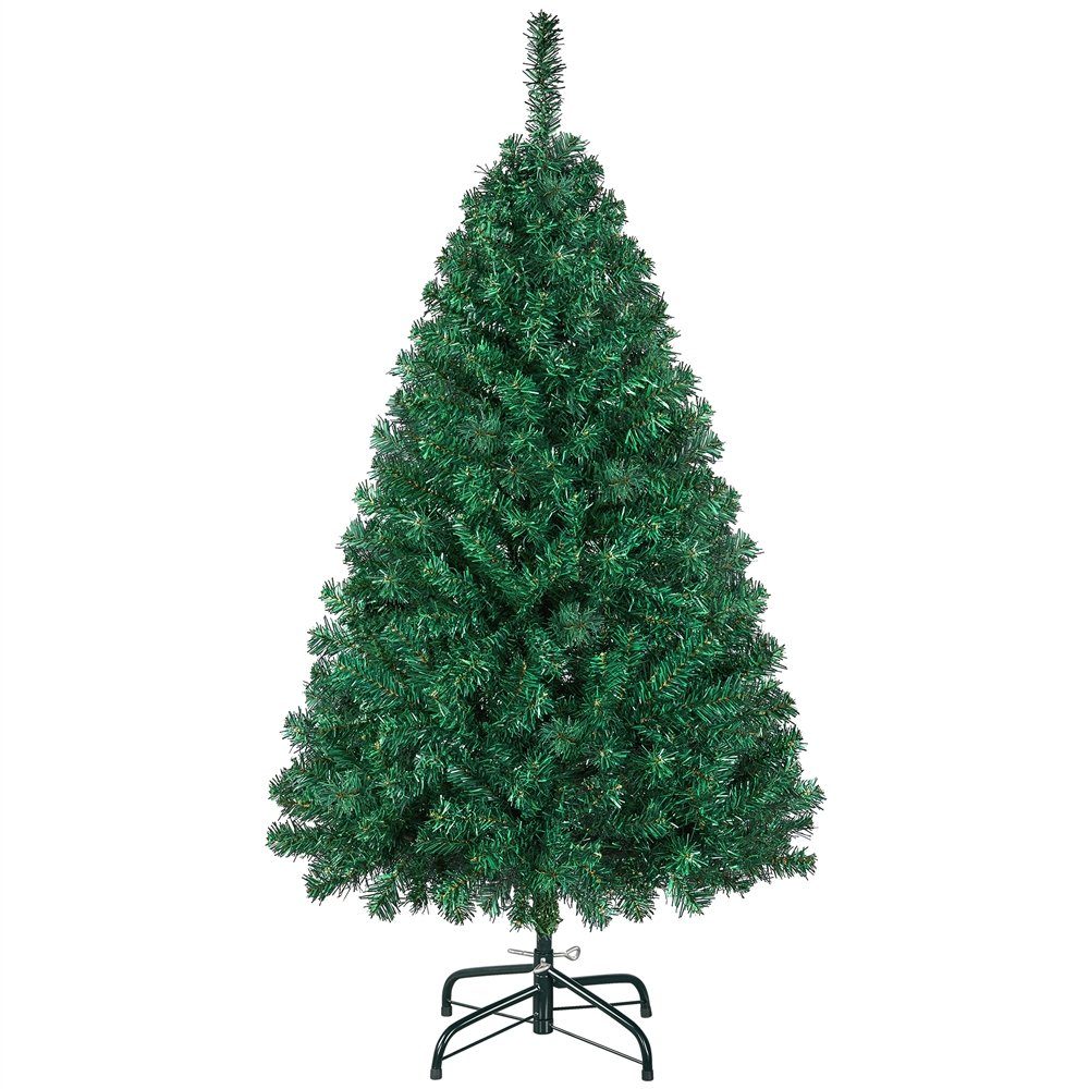 Yaheetech Künstlicher Weihnachtsbaum, 60-228 cm(H) Christbaum PVC Tannenbaum