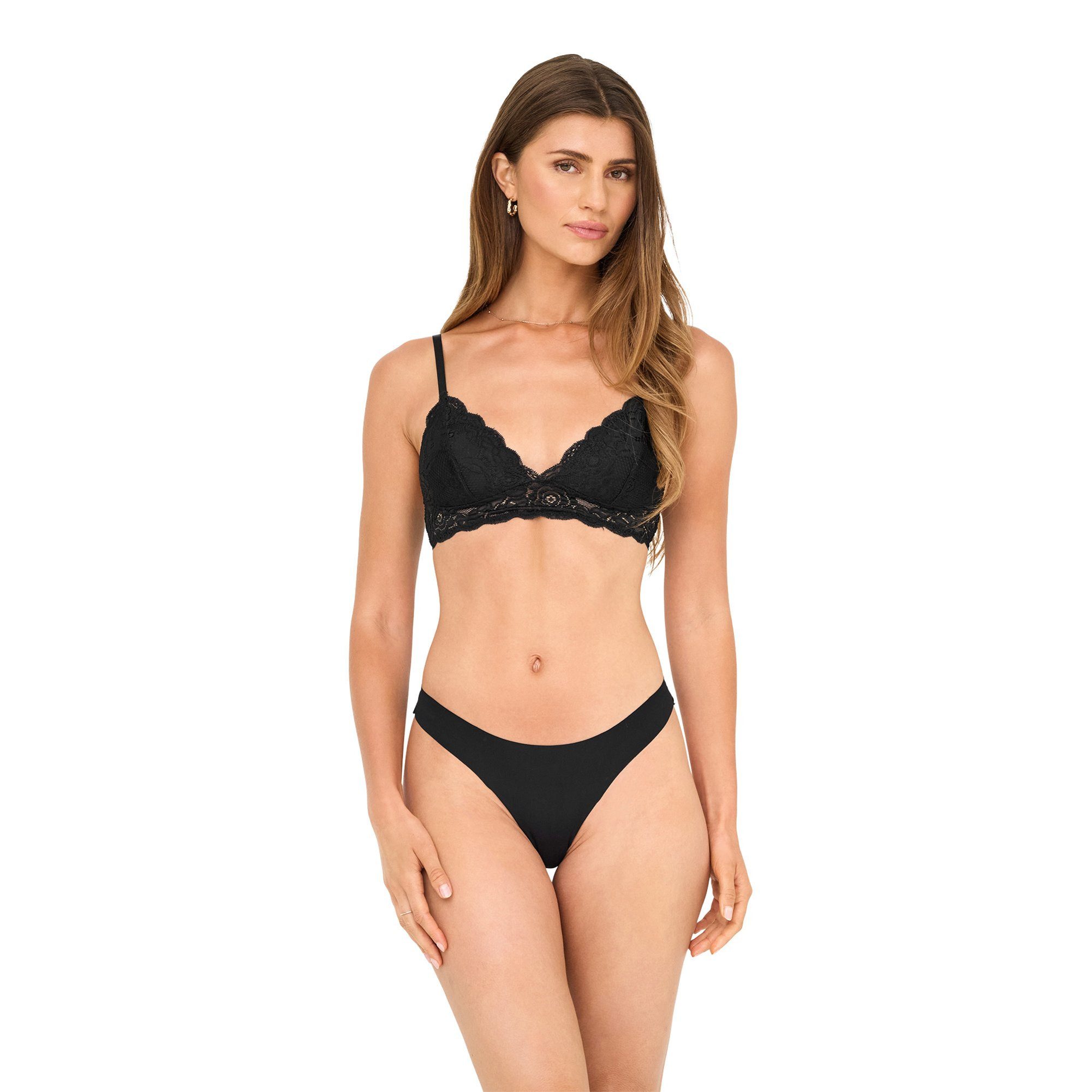 ONLY Slip Damen Slip 6er Pack Polyamid (Packung, 6er Pack)