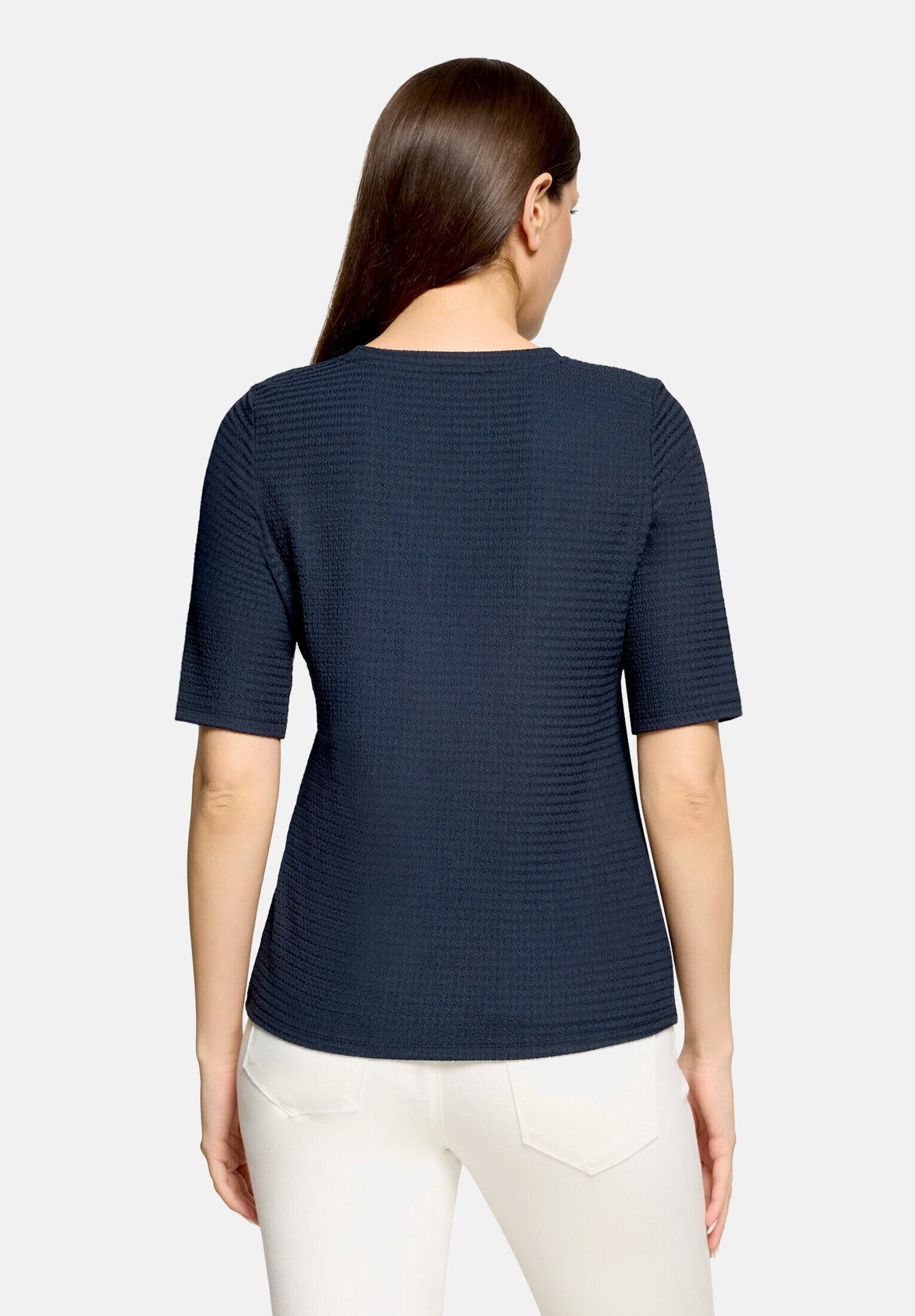 Betty Barclay Kurzarmshirt Damen mit Rundhalsausschnitt (1-tlg)