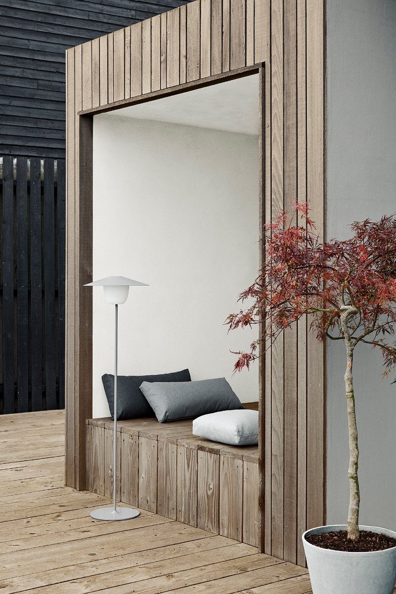 blomus Kissenbezug CASATA Kissenbezug steel gray 60 x 40 cm
