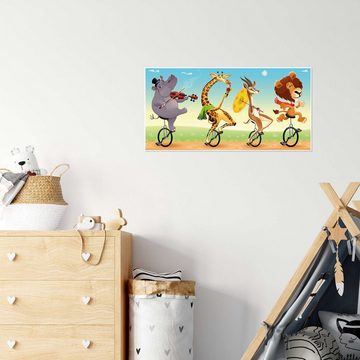 Posterlounge Poster Kidz Collection, Tiere machen Musik, Kinderzimmer Kindermotive