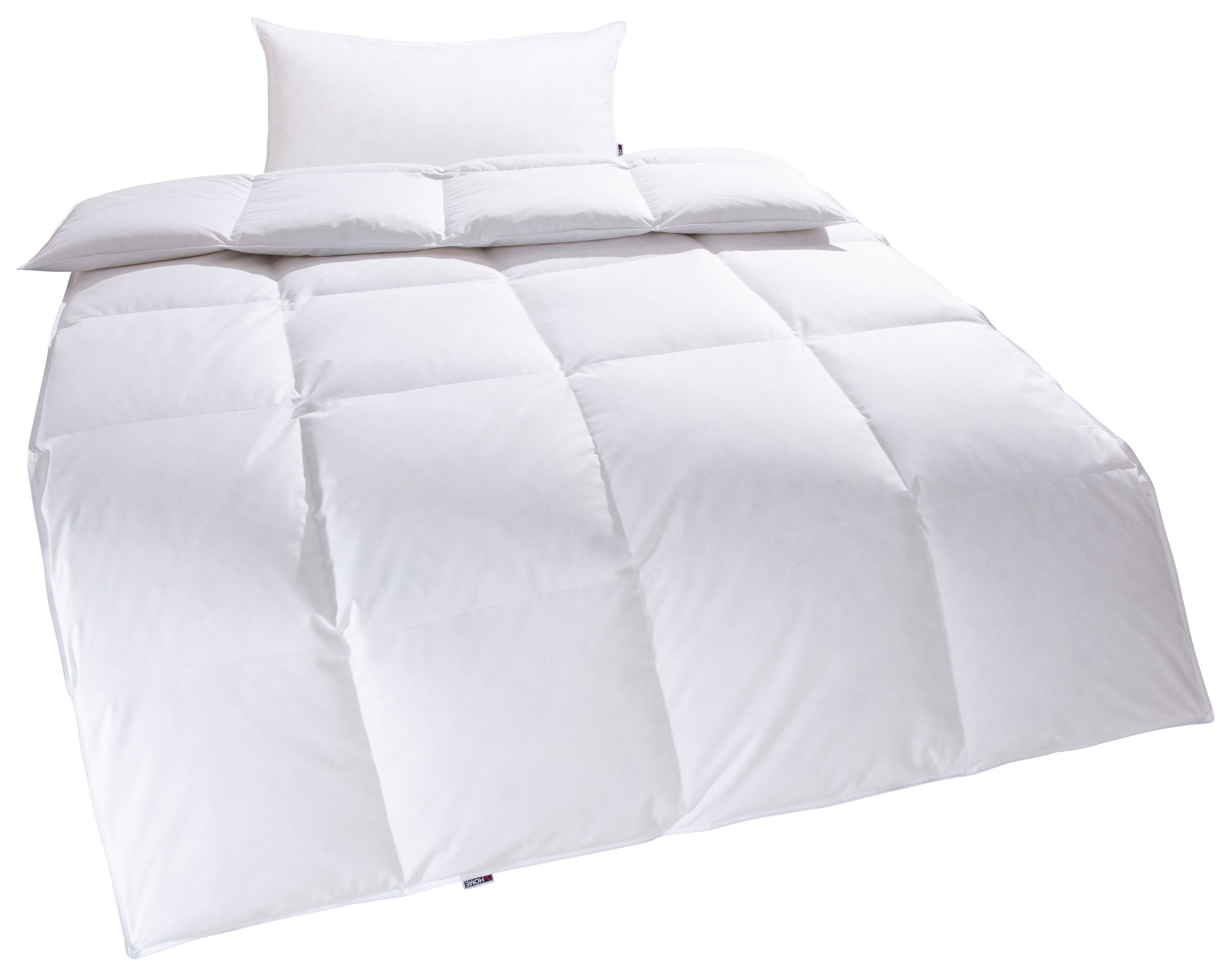 my home Federbettdecke + Kopfkissen Irah Bettdecke 135x200 cm, 155x220 cm, günstig online kaufen