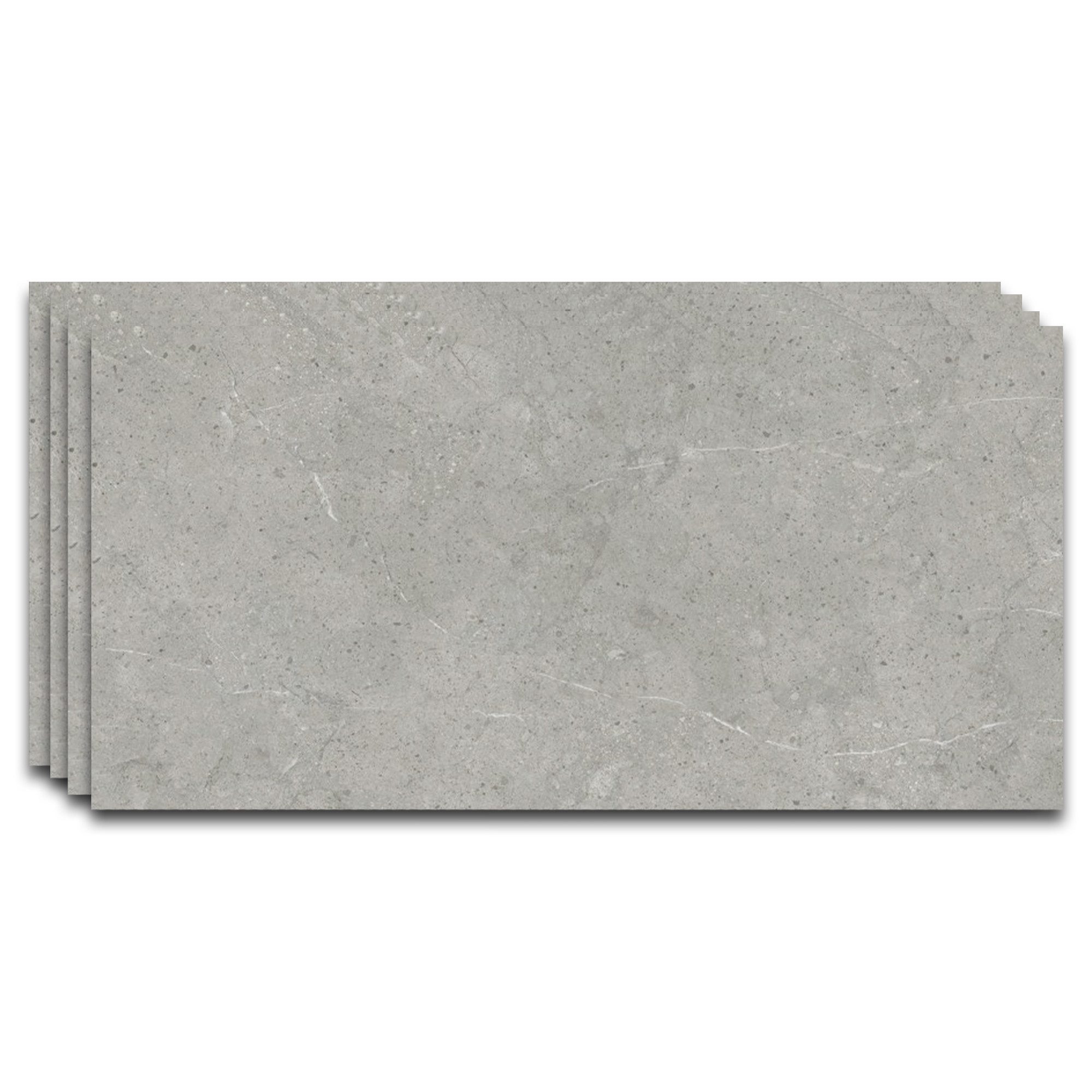 IZODEKOR 3D Wandpaneel IZODEKOR SPC Wandpaneel Betonoptik Dunkelgrau 60x120 günstig online kaufen