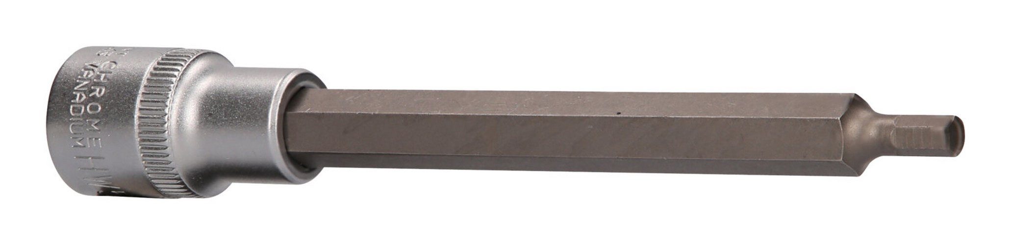 Brilliant Tools Sechskant-Bit, 1/2" Innensechskant Stecknuss, 140 mm lang, 7 mm