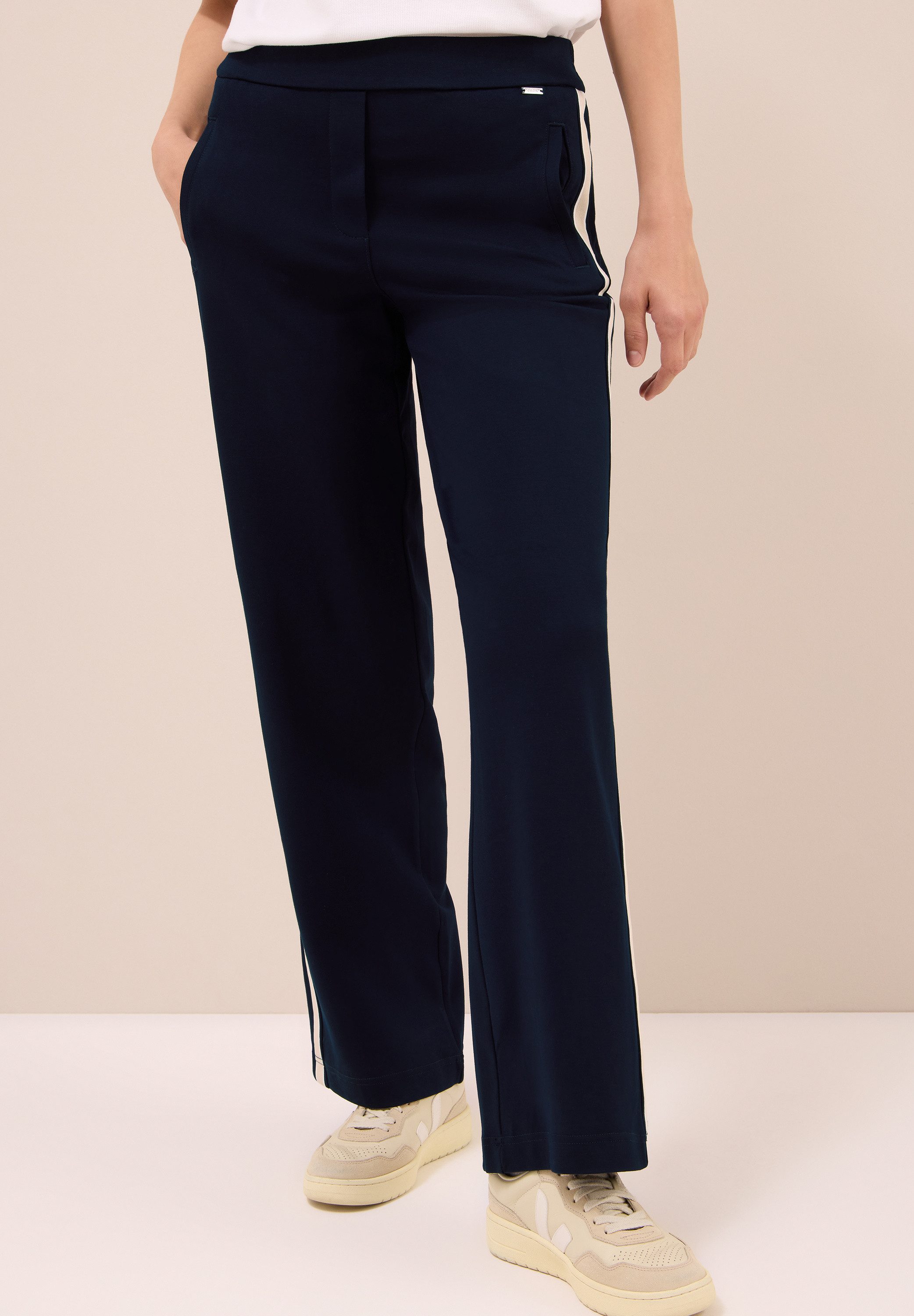 CECIL Stoffhose mit Tape-Detail
