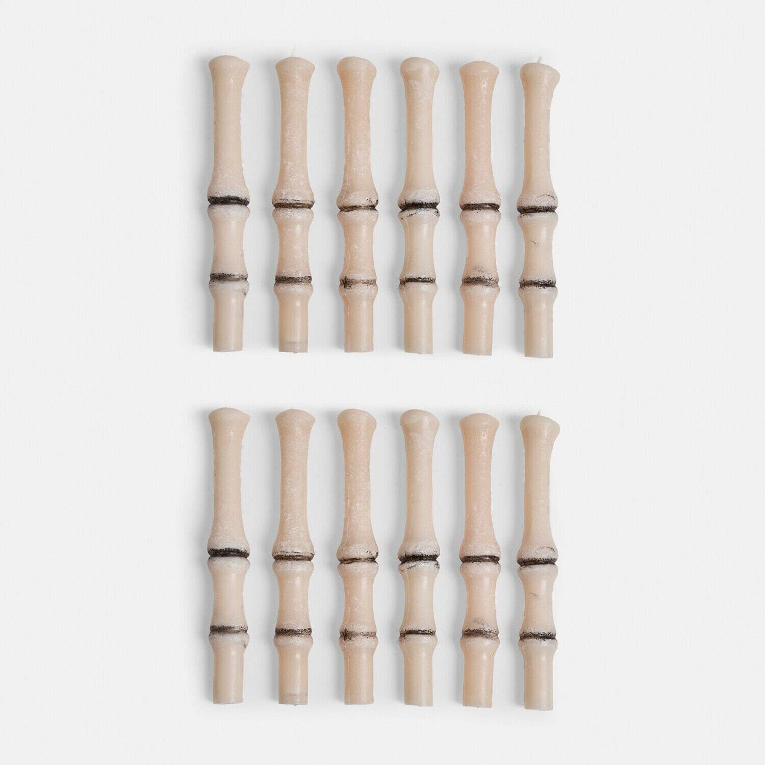 Mirabeau Stumpenkerze Kerze 12er Set Saelith creme (12er Set, 12er Set)