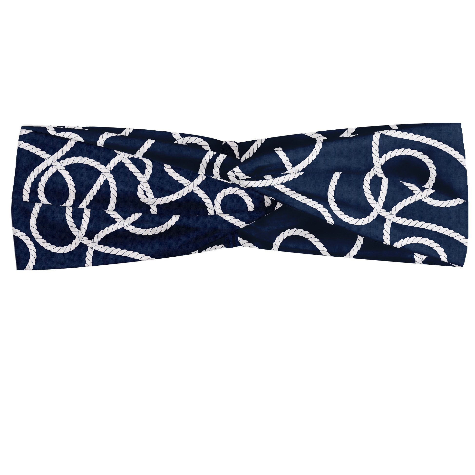 Abakuhaus Stirnband Elastisch und Angenehme alltags accessories Marine Tangled Ocean Marine Ropes