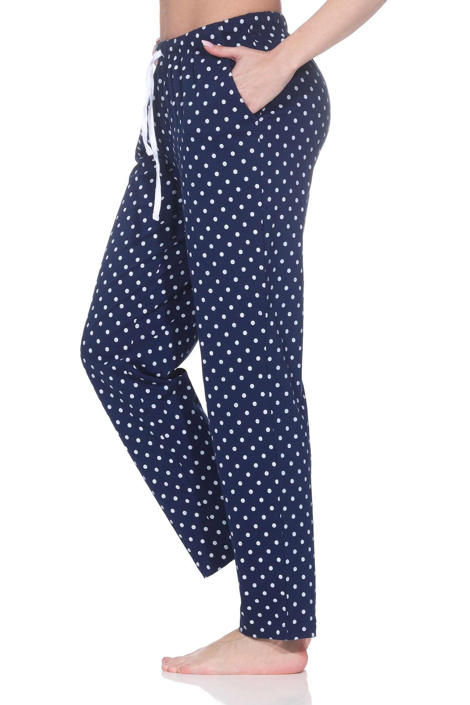 Normann Relaxanzug Damen Pyjama Hose lang Mix & Match - perfekt zu kombinieren