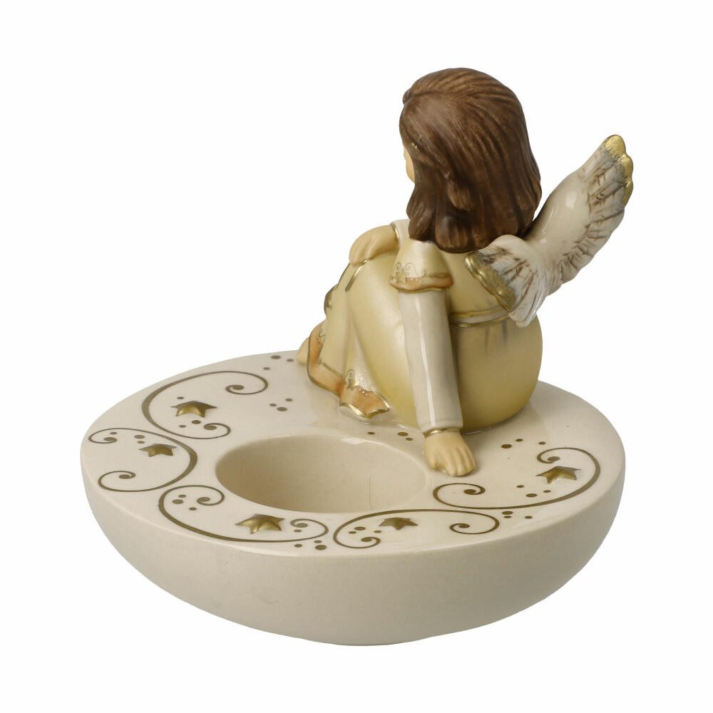 Goebel Kerzenhalter Träumerle im Kerzenschein Champagner günstig online kaufen