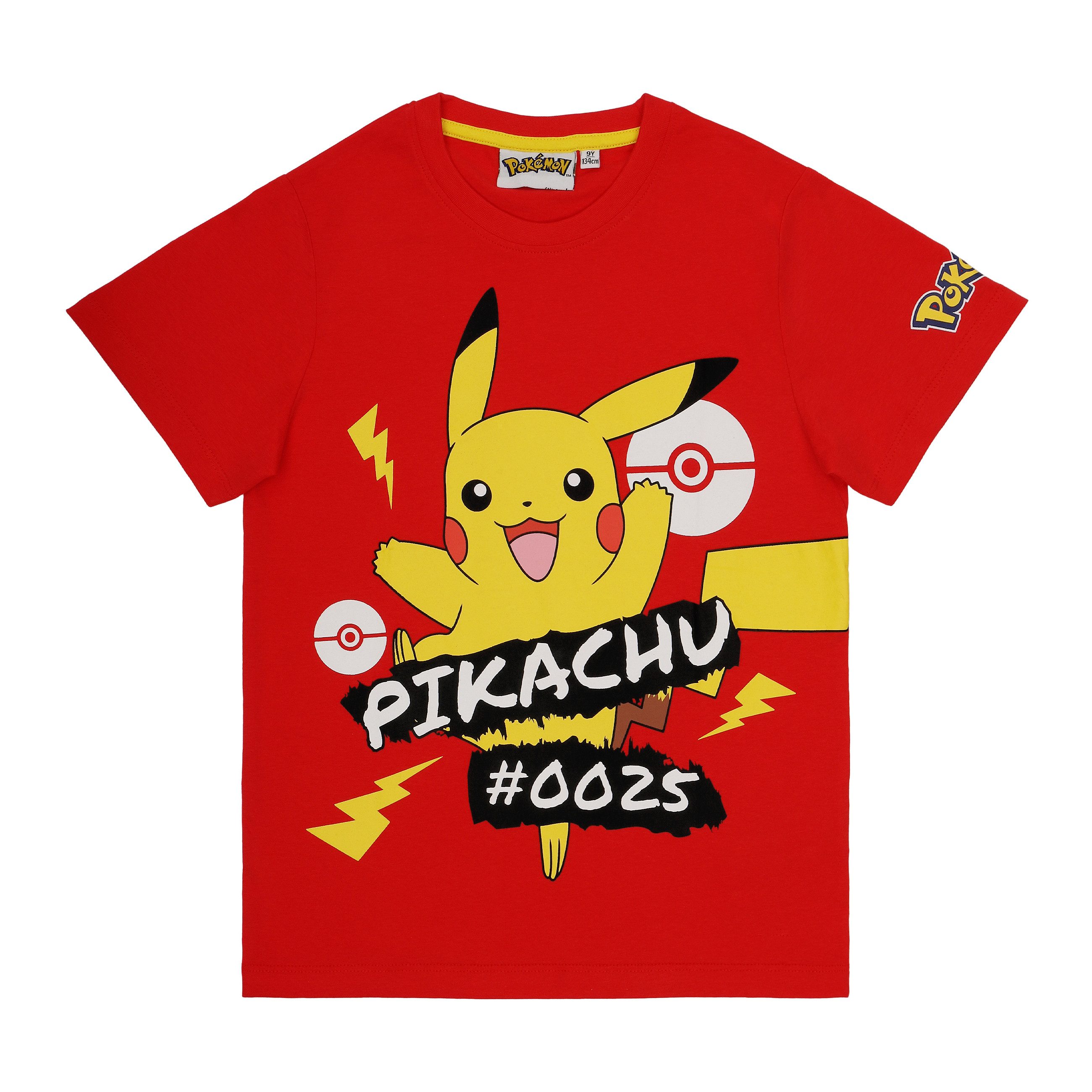 T-Shirt Pokemon T-Shirt Jungen Mädchen Pikachu Poke Shirt