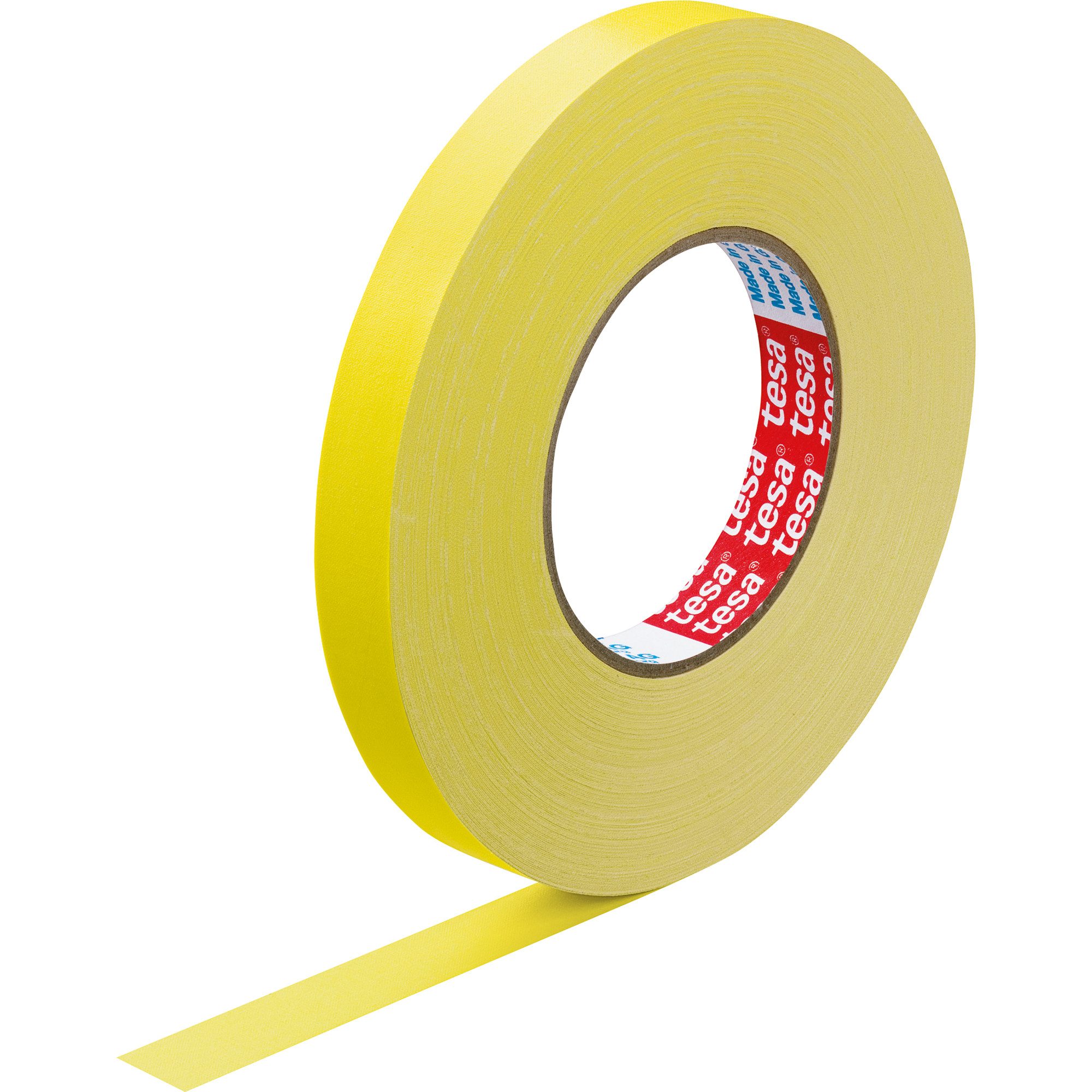 tesa Klebestreifen tesa Gewebeband 19mmx50m gelb Nr. 57230-03, extra Power