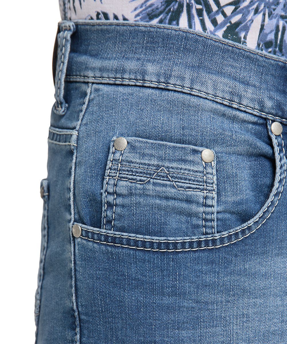 blue 1674 5-Pocket-Jeans Authentic MEGAFLEX stone PIONEER 9903.345 mid RANDO Jeans Pioneer