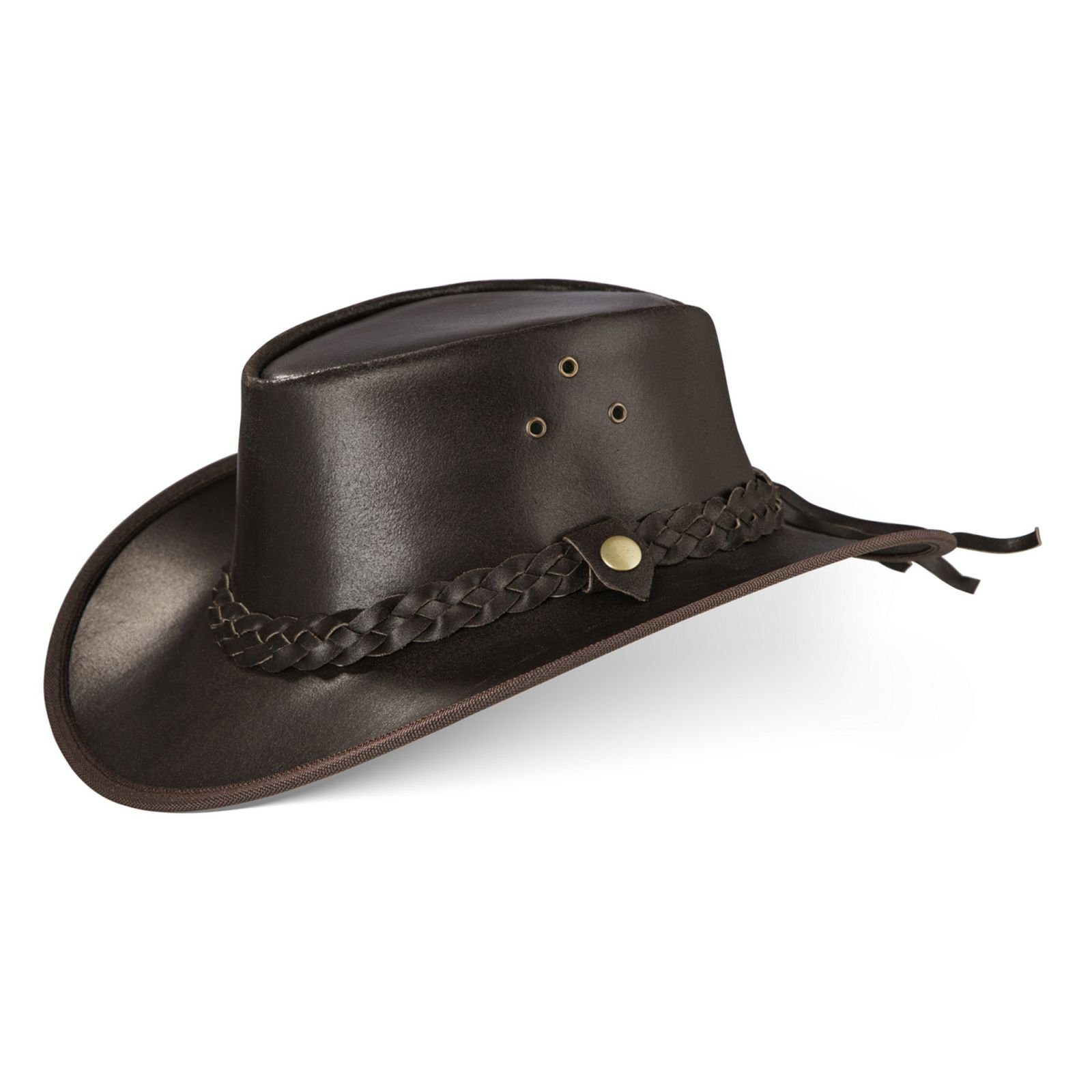 BLACK FOREST FOX Cowboyhut TEXAS Unisex Western Reiten Cowboy Leder Hut in günstig online kaufen