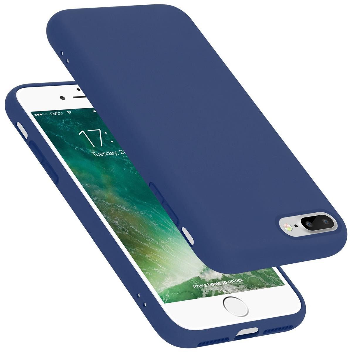 Cadorabo Handyhülle für iPhone 7 PLUS / 7S PLUS / 8 PLUS Hülle Apple iPhone 7 PLUS / 7S PLUS / 8 PLUS, Flexible Hülle TPU Silikon Schutzhülle Back Cover Case