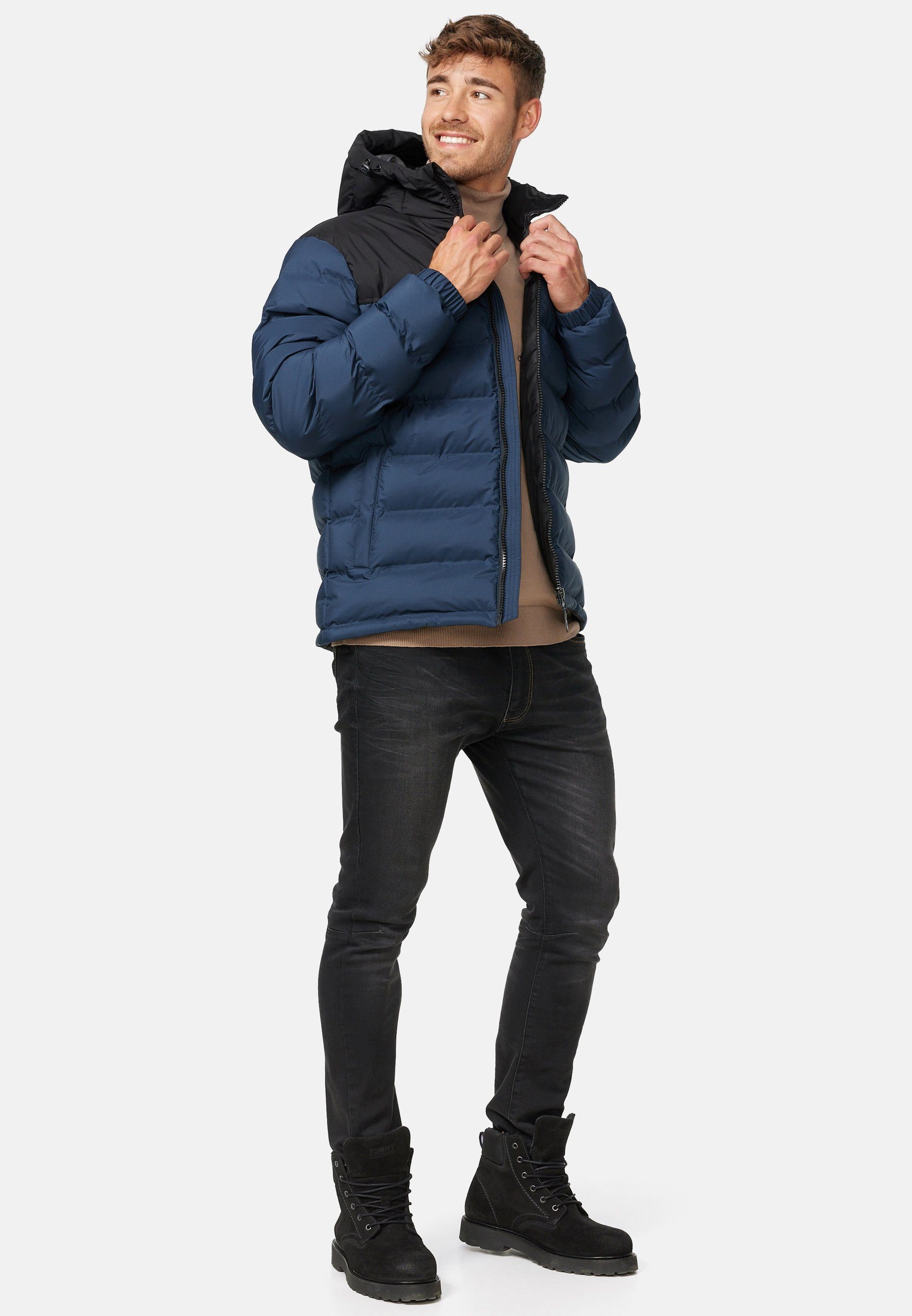 Indicode Steppjacke Herren Eberhardy Herrenjacke Daunen-Optik