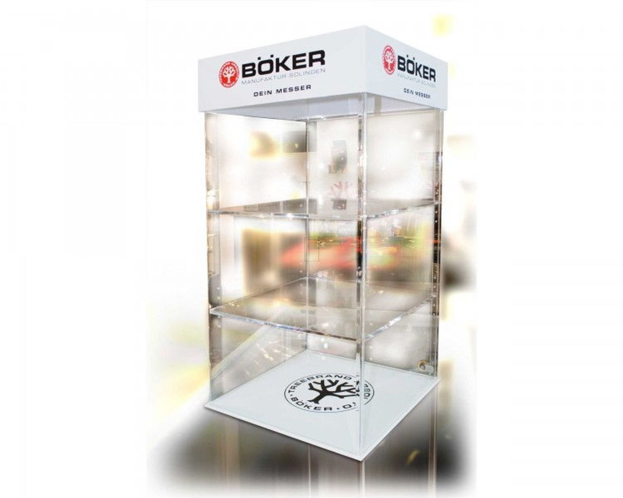 Böker Manufaktur Solingen Taschenmesser Böker Vitrine 70 x 35 x 35 cm, Lieferung ohne Messer