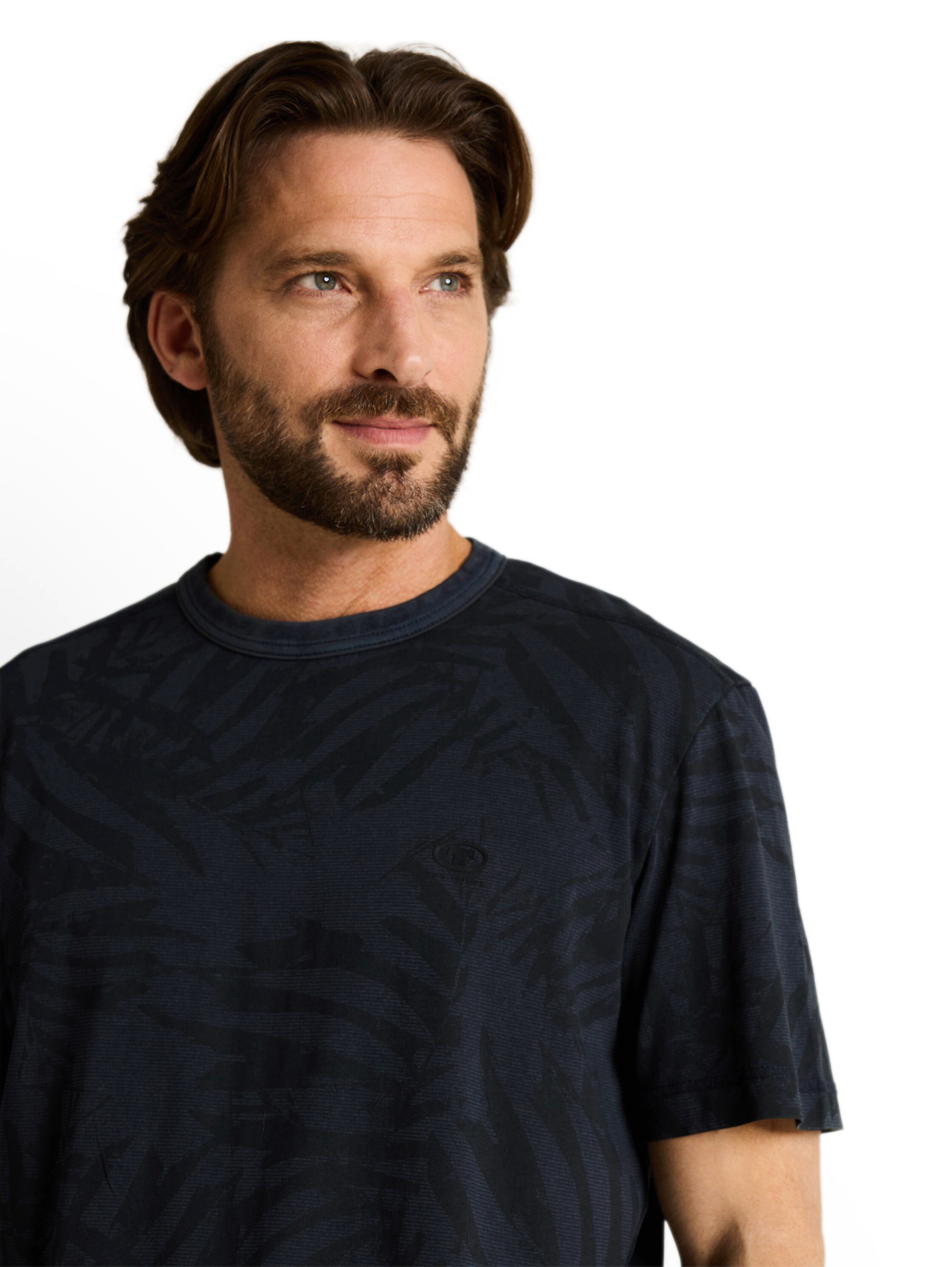 TOM TAILOR Kurzarmshirt mit floralem Allover-Print – Bild 3 von 5