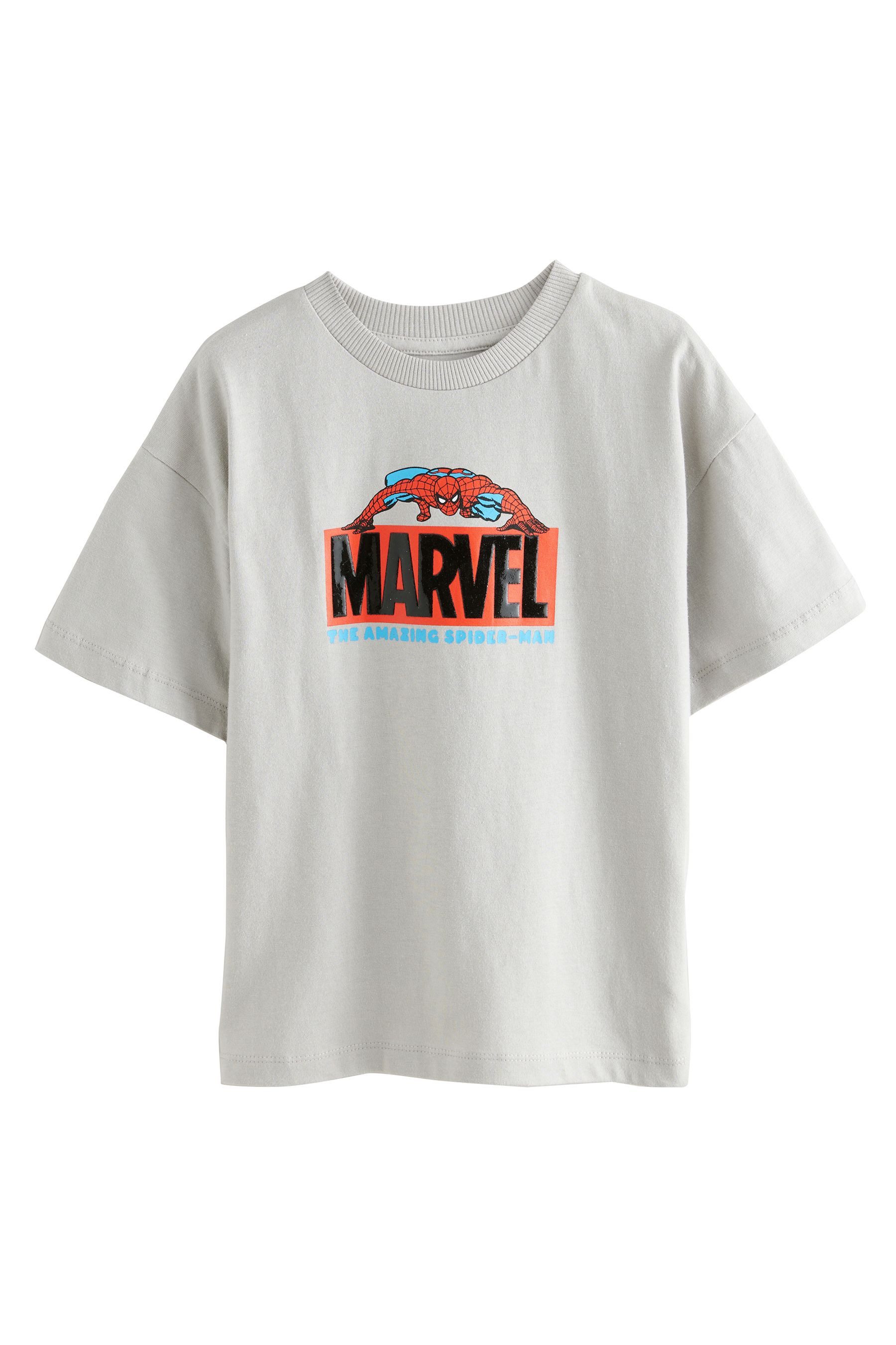Next T-Shirt T-Shirt aus 100 % Baumwolle, Spiderman Marvel (1-tlg)